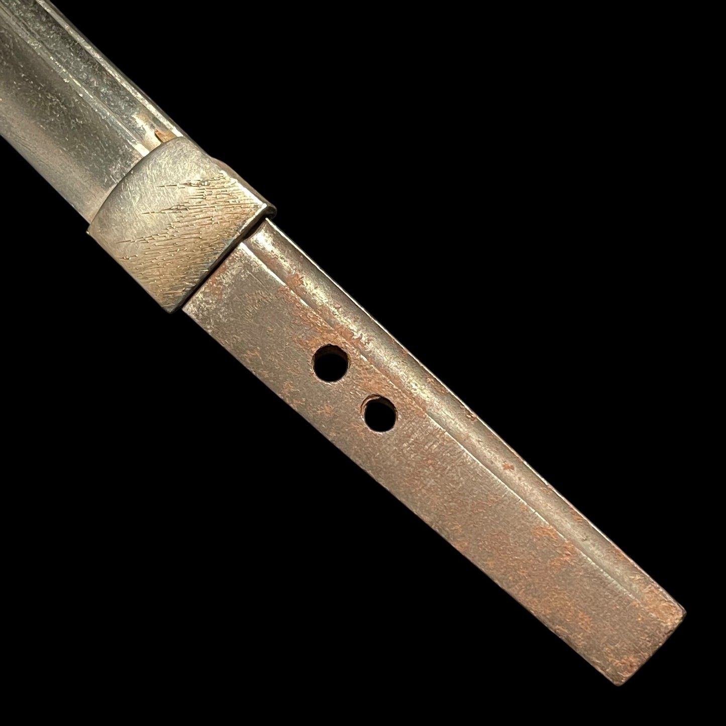 Kakinagashi-Hi 掻き流し樋 Short WAKIZASHI, Plum tsuba and Waterfowl Kozuka