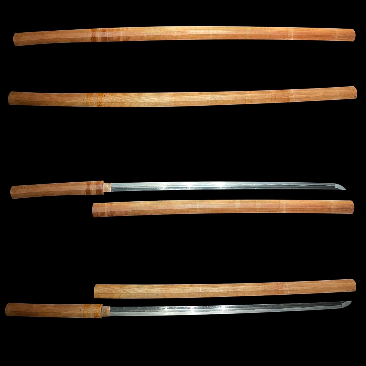 Sinobigatana 忍刀, Ninja Sword, Straight blade, Bizenkokuju Sukemitsu signed