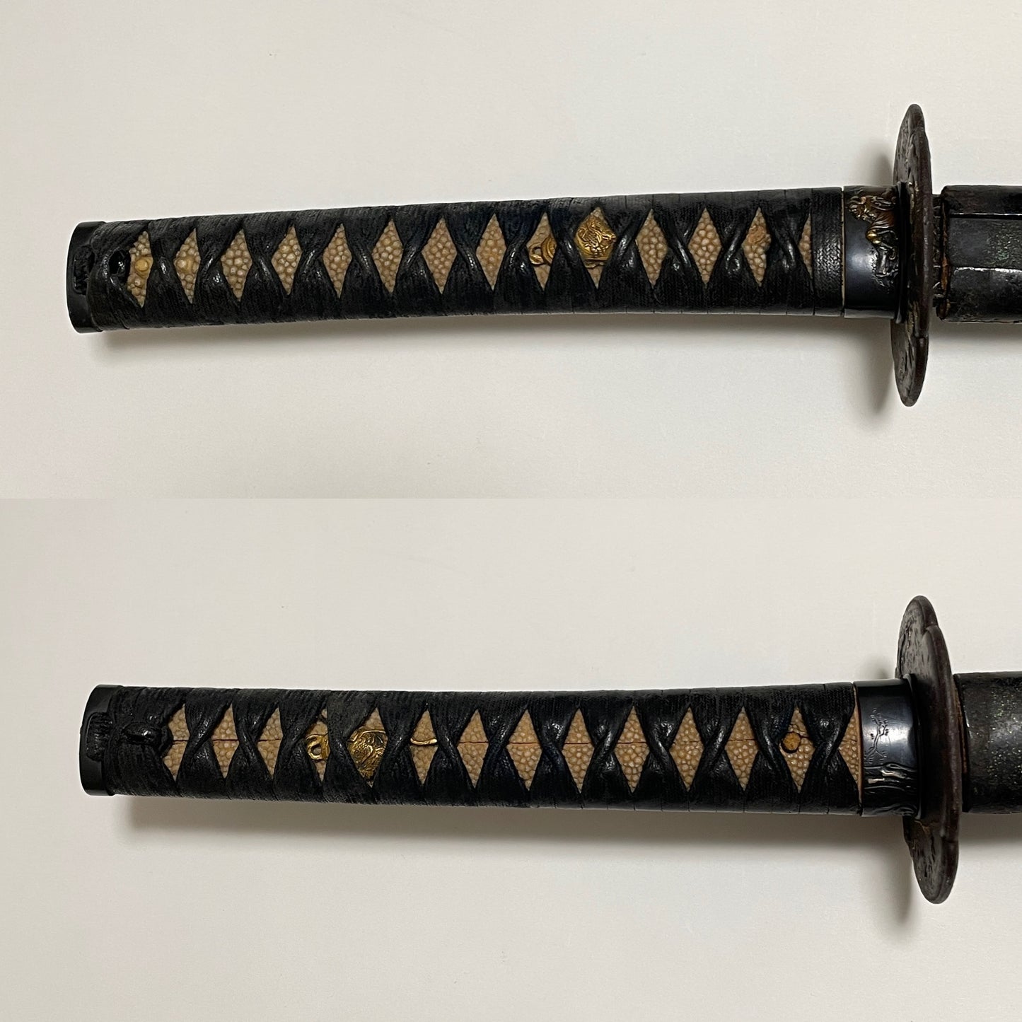 Sesshu Nagasawaju Yoshi 摂州長沢住吉光 signed KATANA, Kanbun-Shinto 寛文新刀, signed Tsuba