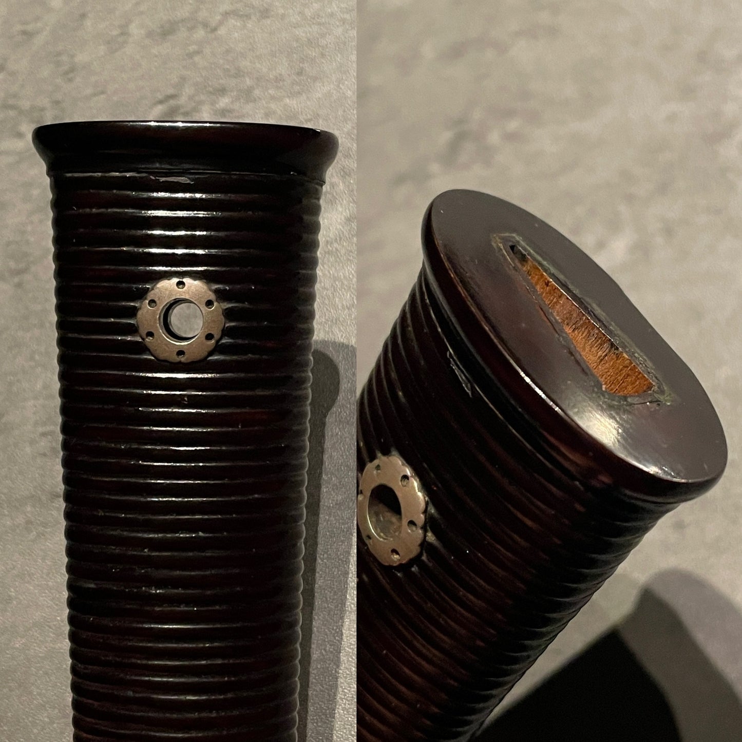 Aikuchi Style TANTO, Bishuosafune Yasumitsu 備州長船康光 signed, Early Muromachi period