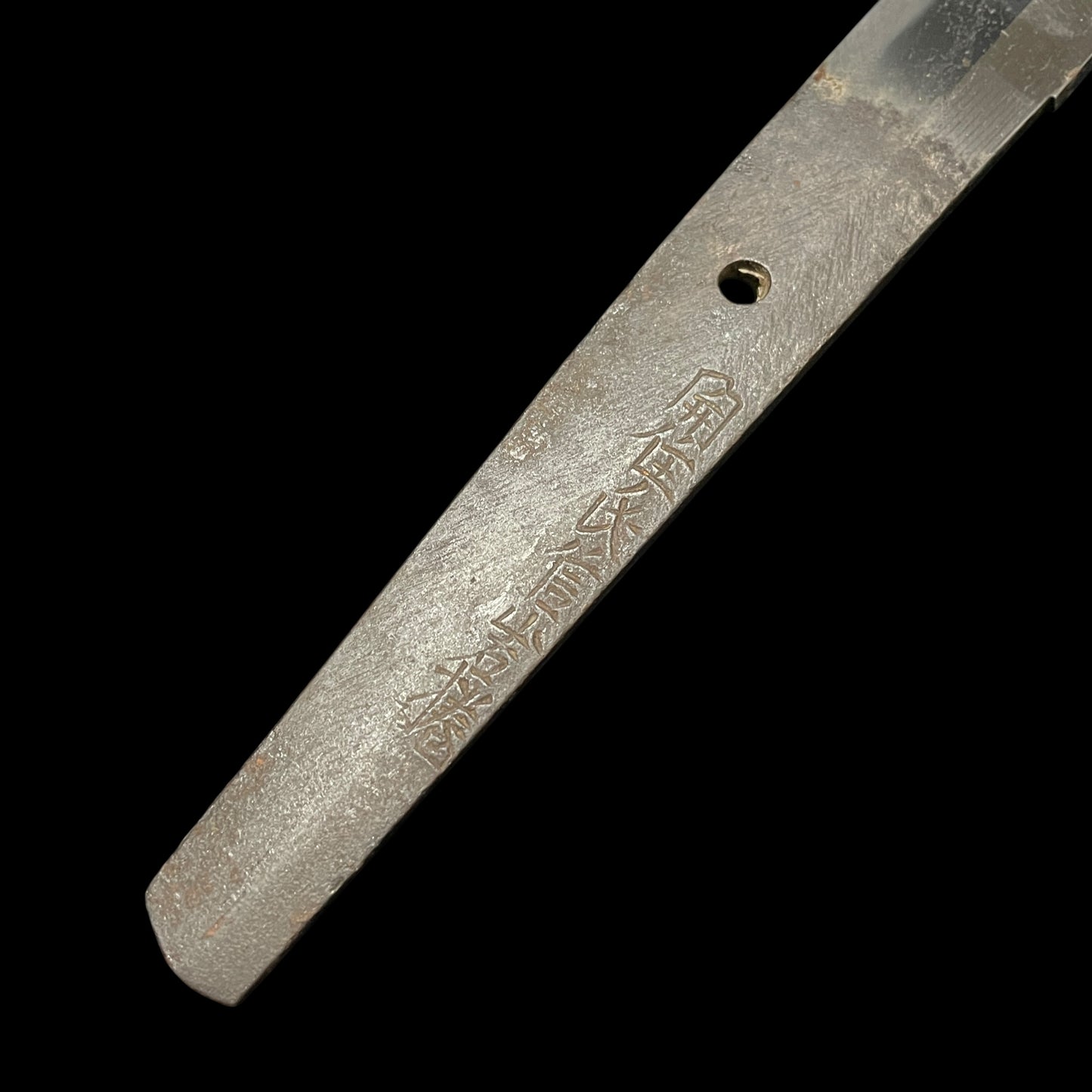 Sekiju Ujinobu Ganmaku 関住氏信岩捲 signed, Straight Long Wakizashi, Sayagaki 鞘書