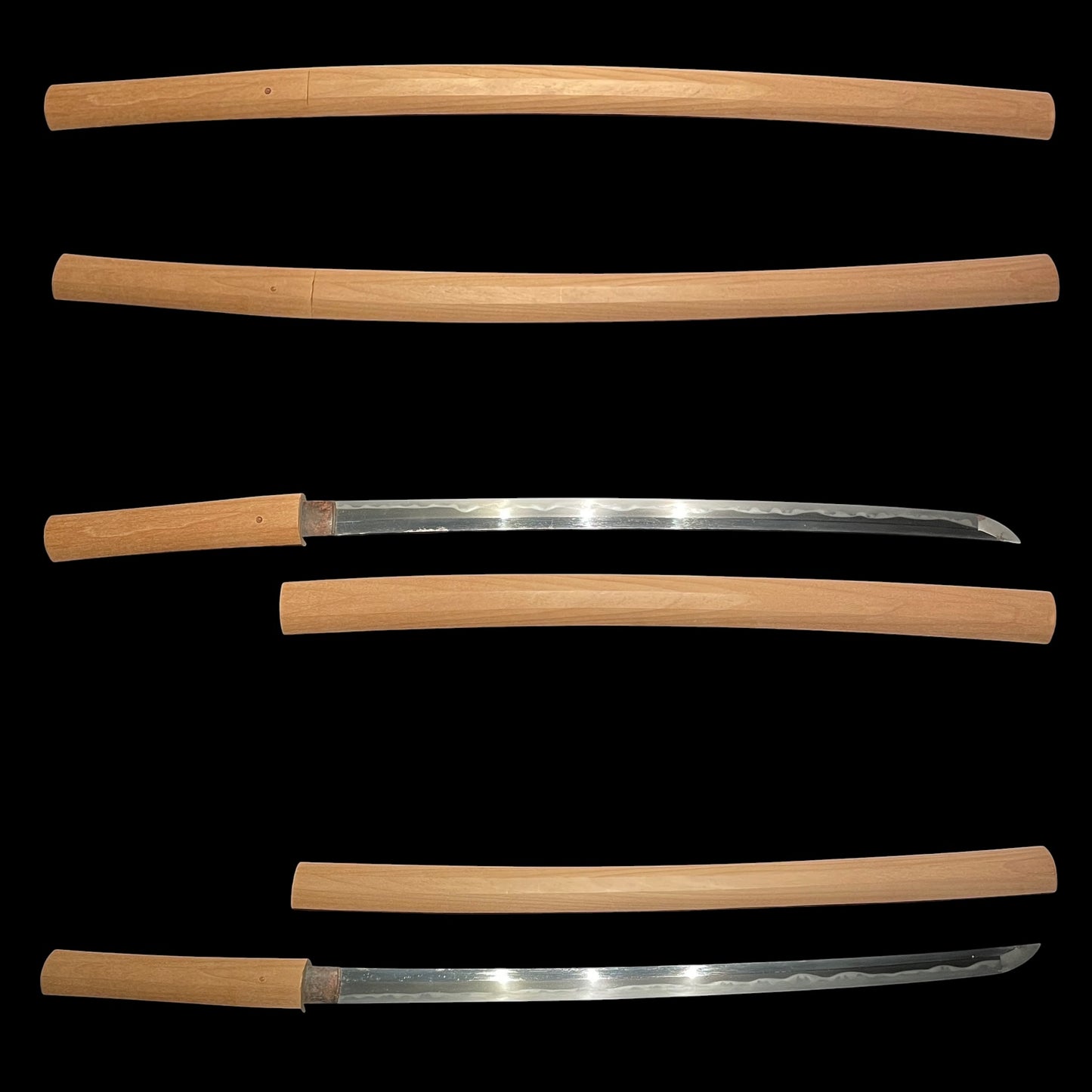 Noshuju Jumyo 濃州住寿命 signed Long Wakizashi, Straight blade, Edo period