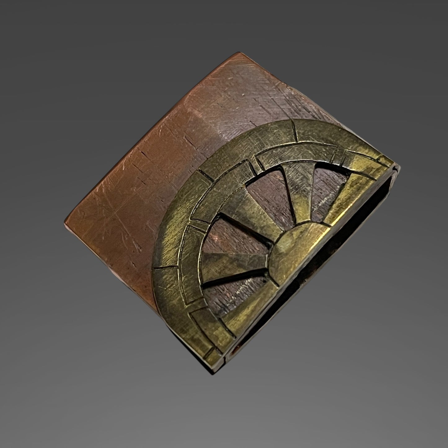 Long Wakizashi with Shirasaya, Peony Tsuba, Waterwheel Habaki, Edo period mumei