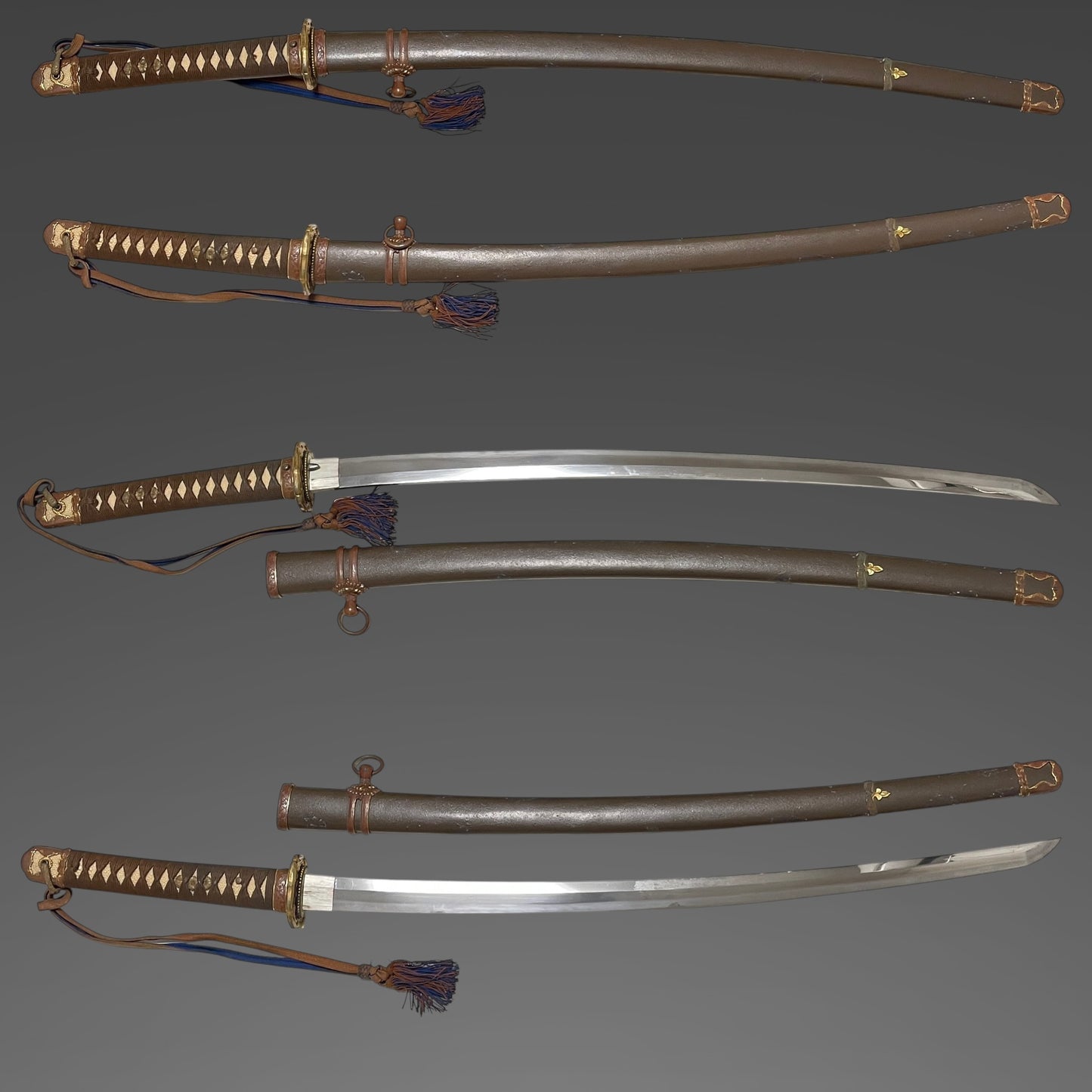 Type98 GUNTO 九八式軍刀 with Tassel, Numbering Seppa, WW2 Original Japanese Army Sword