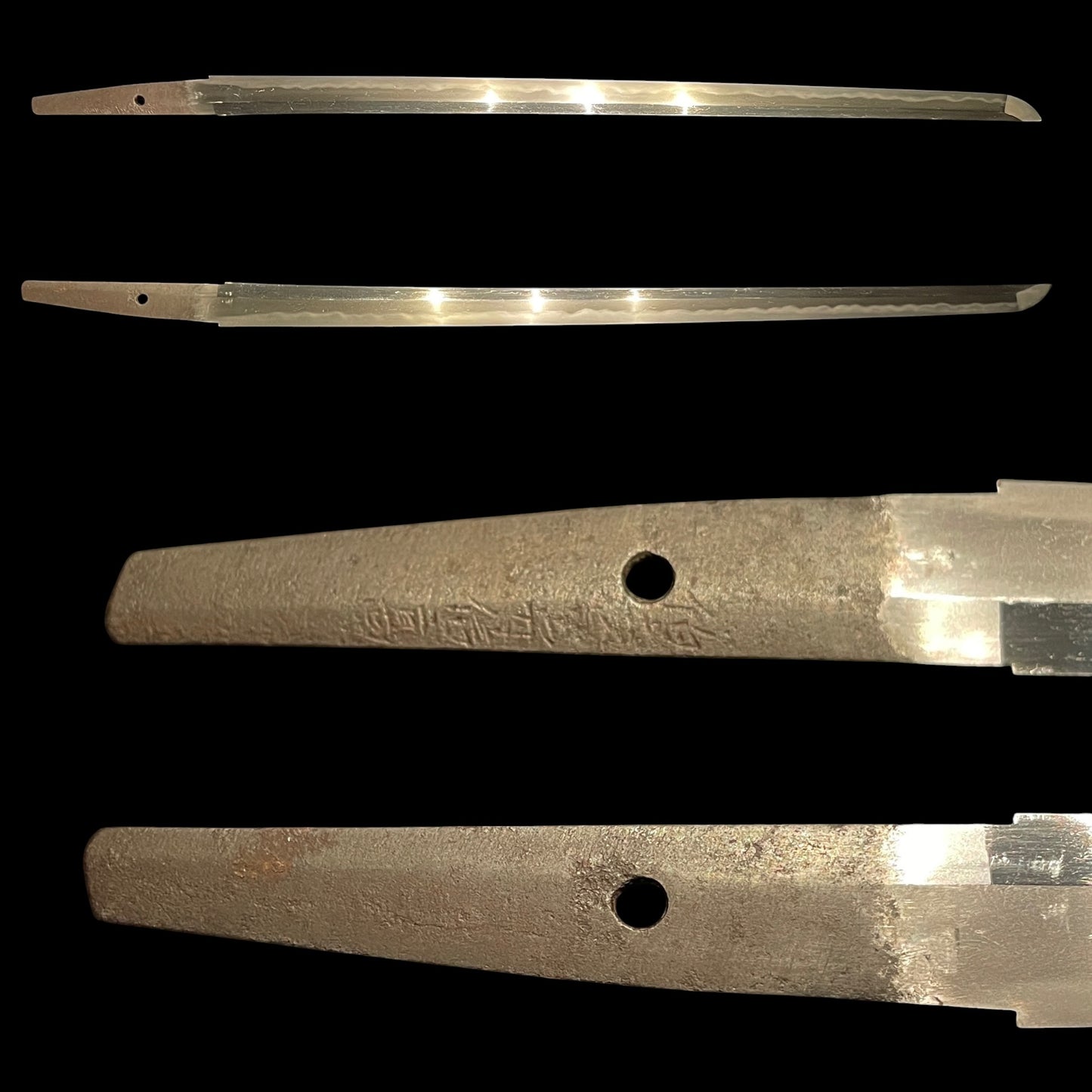 Shinobigatana 忍刀 Ninja Sword, Straight Wakizashi, Hokinokami Nobutaka 伯耆守信髙 signed