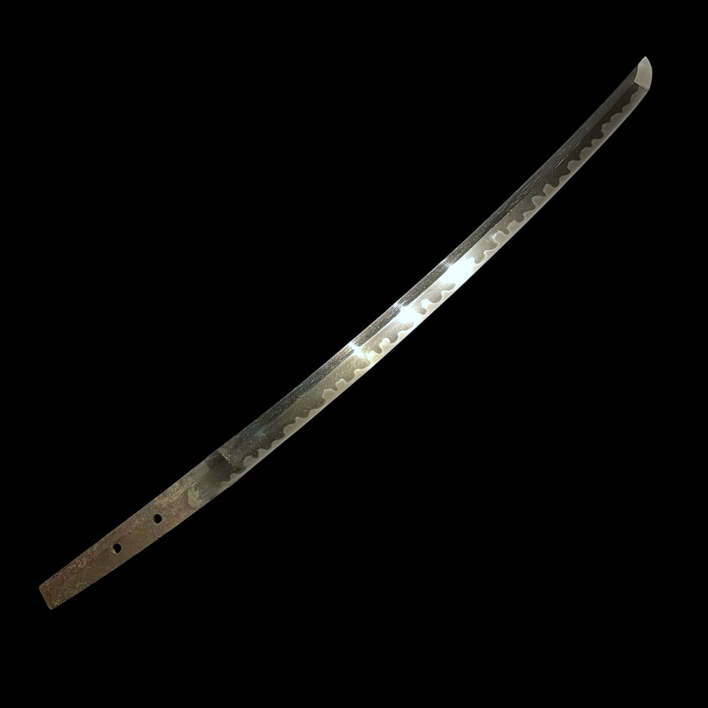 Amazing Gunome-Choji Hamon 互目丁子刃文, Ujifusa 氏房 signed WAKIZASHI, Edo period