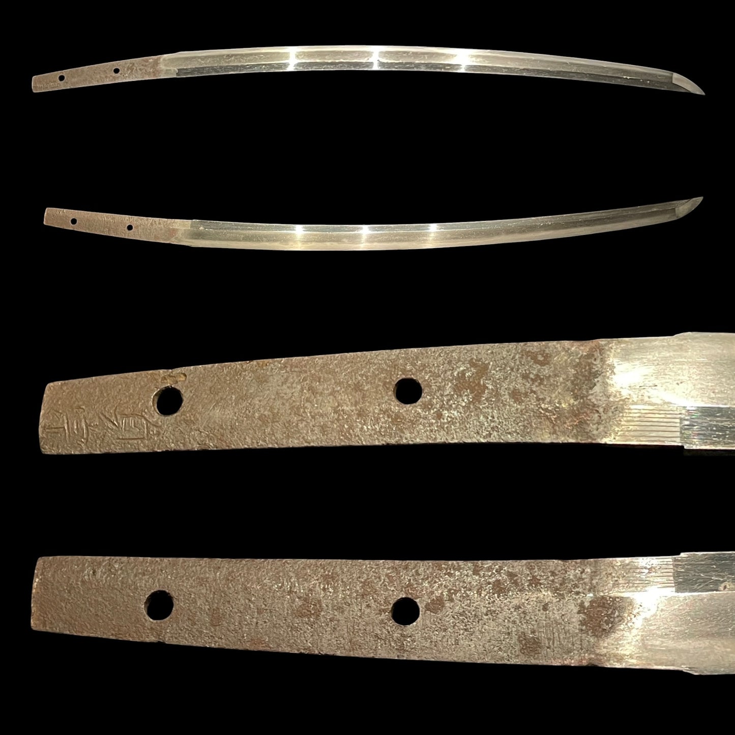 Sadamune 貞宗 signed Wakizashi, Dog Fuchikashira, Shakudo Kozuka, Edo period