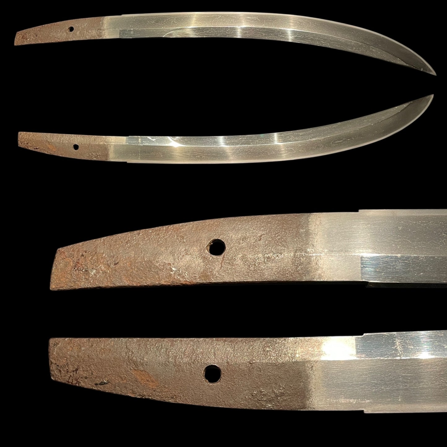 Naginata-Naoshi 薙刀直 Wakizashi, Oozori 大反り, Muromachi period mumei
