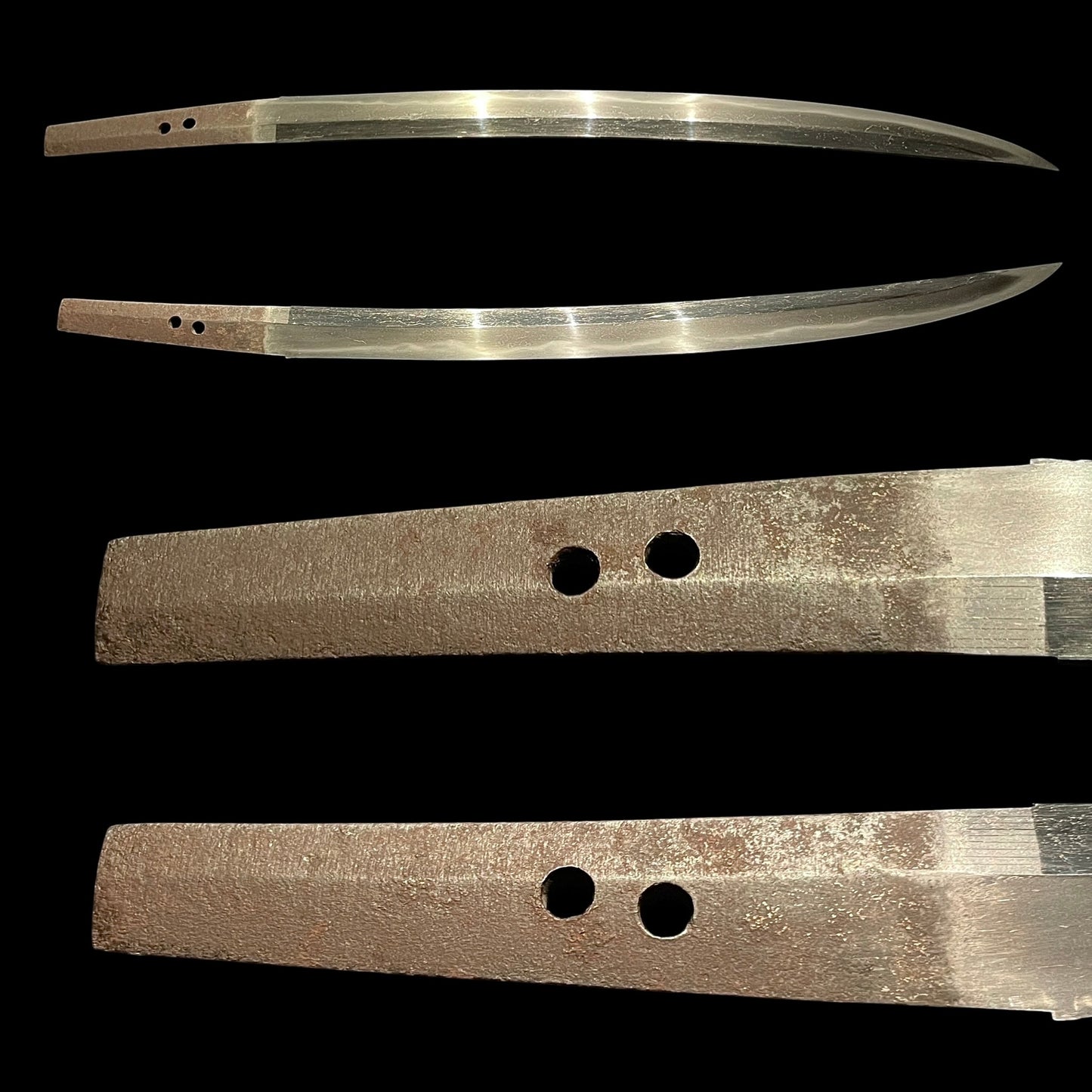 Naginata Naoshi 薙刀直し Wakizashi in Shirasaya, Muromachi period mumei