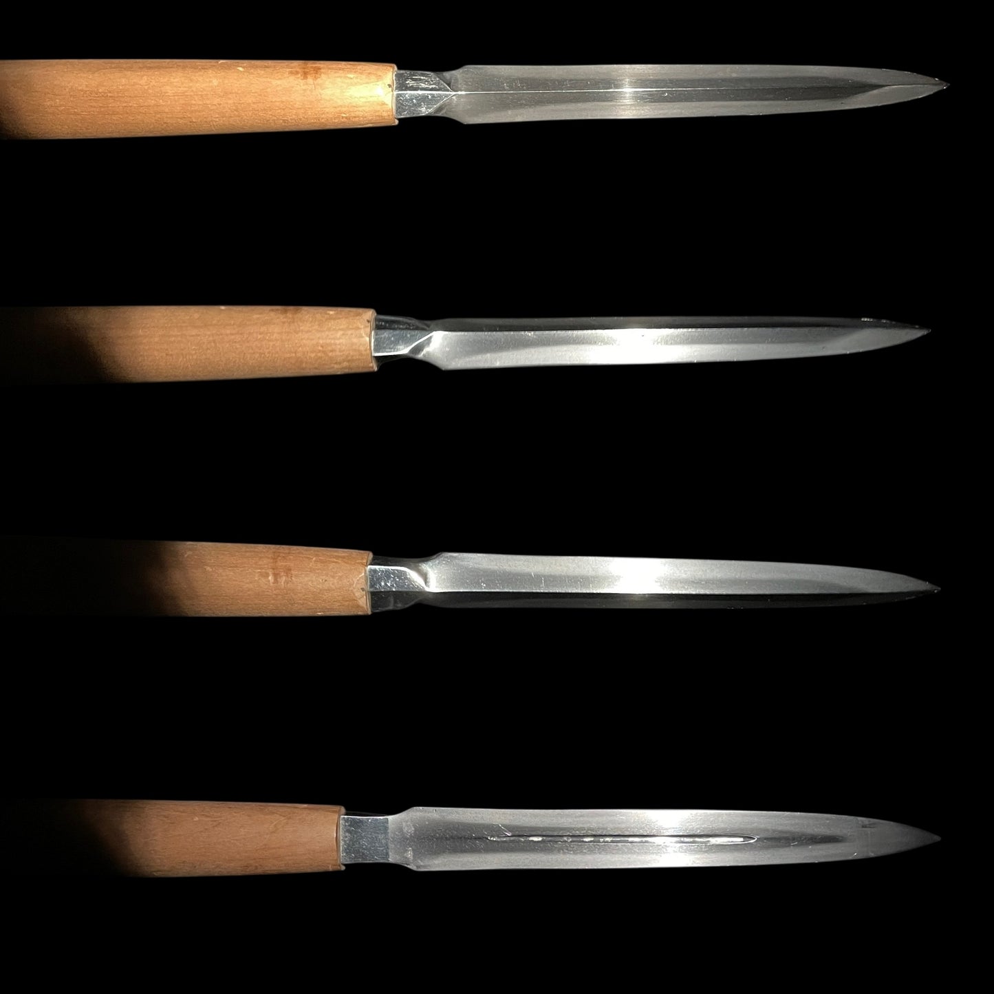 Hirasankaku Yari 平三角槍 in Shirasaya, Bishu 尾州 signed, Edo period