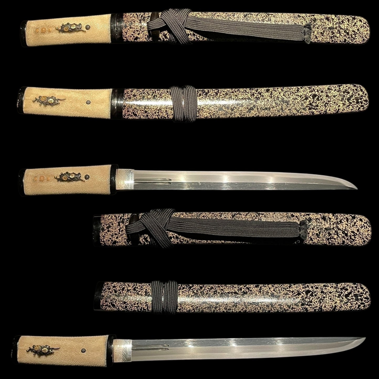 Kawarizukuri-TANTO 変造短刀, Aikuchi Koshirae 合口拵, Edo period mumei
