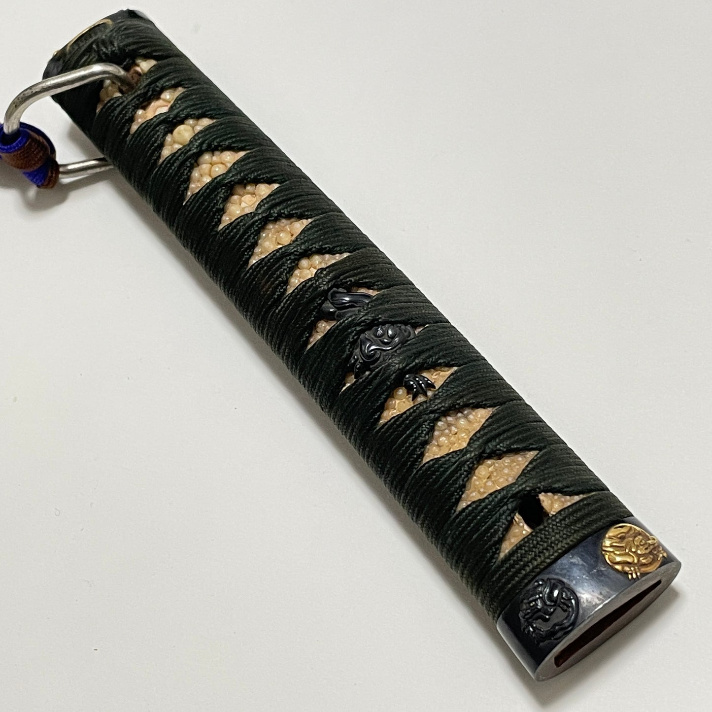 Dragon Fittings Ryakushiki-GUNTO 龍一作略式軍刀, Blade is Edo Wakizashi, with Tassel