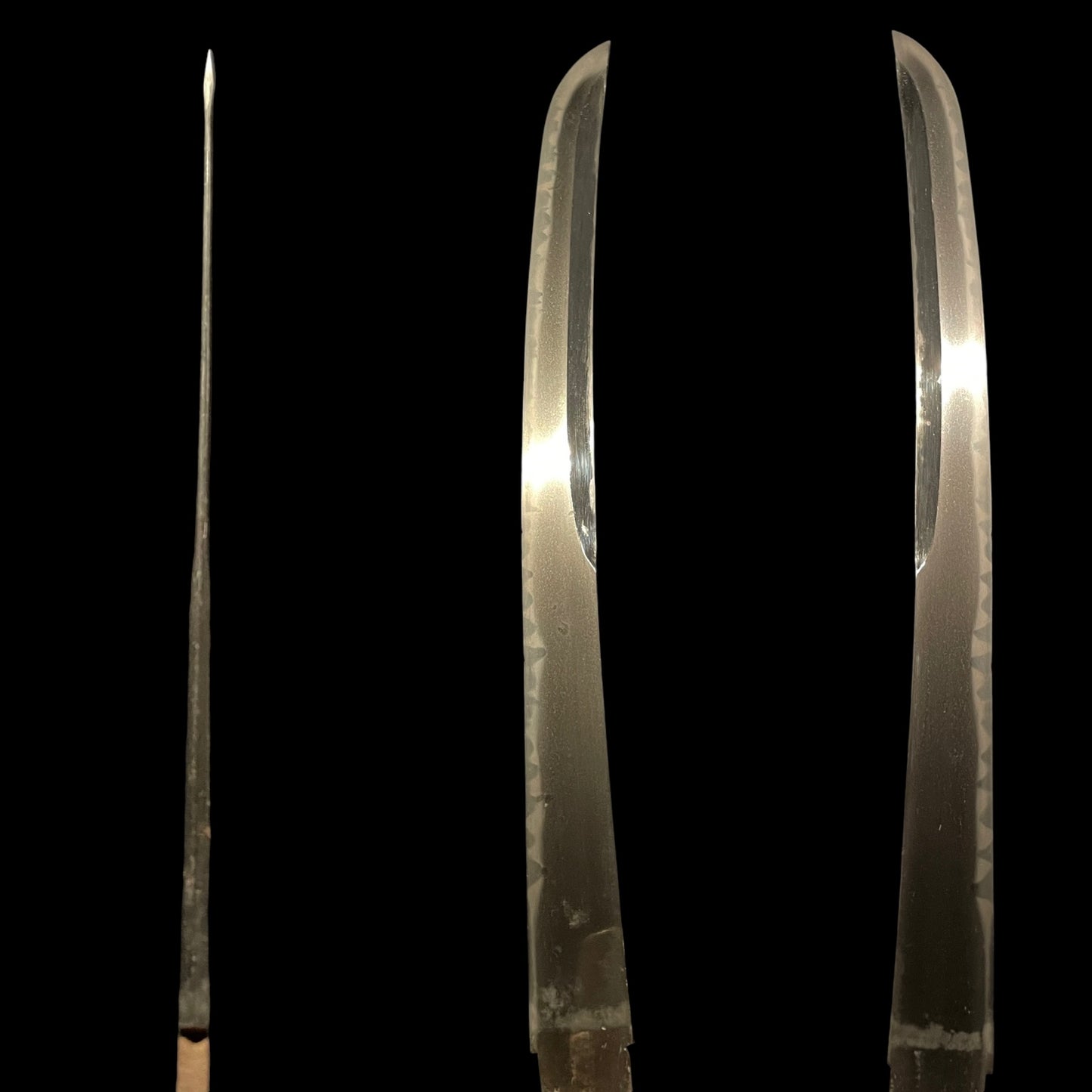 UNOKUBI-ZUKURI 鵜首造 WAKIZASHI, Thick blade, Edo period mumei