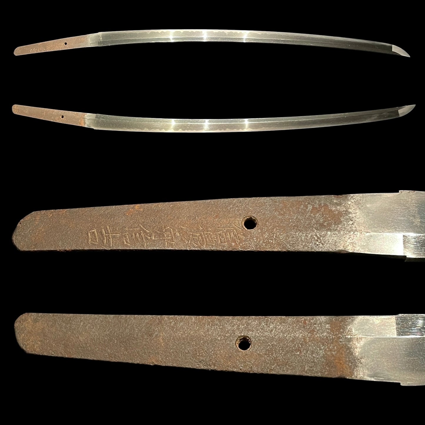Shinanokami Nobuyoshi 信濃守信吉 signed Long Wakizashi, Edo period