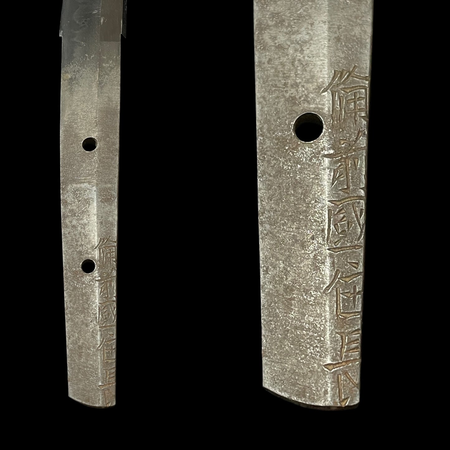 Bizenkokuosa 備前国長 signed Wakizashi, Monkey Fuchi, Mt.Fuji Kozuka, Muromachi period