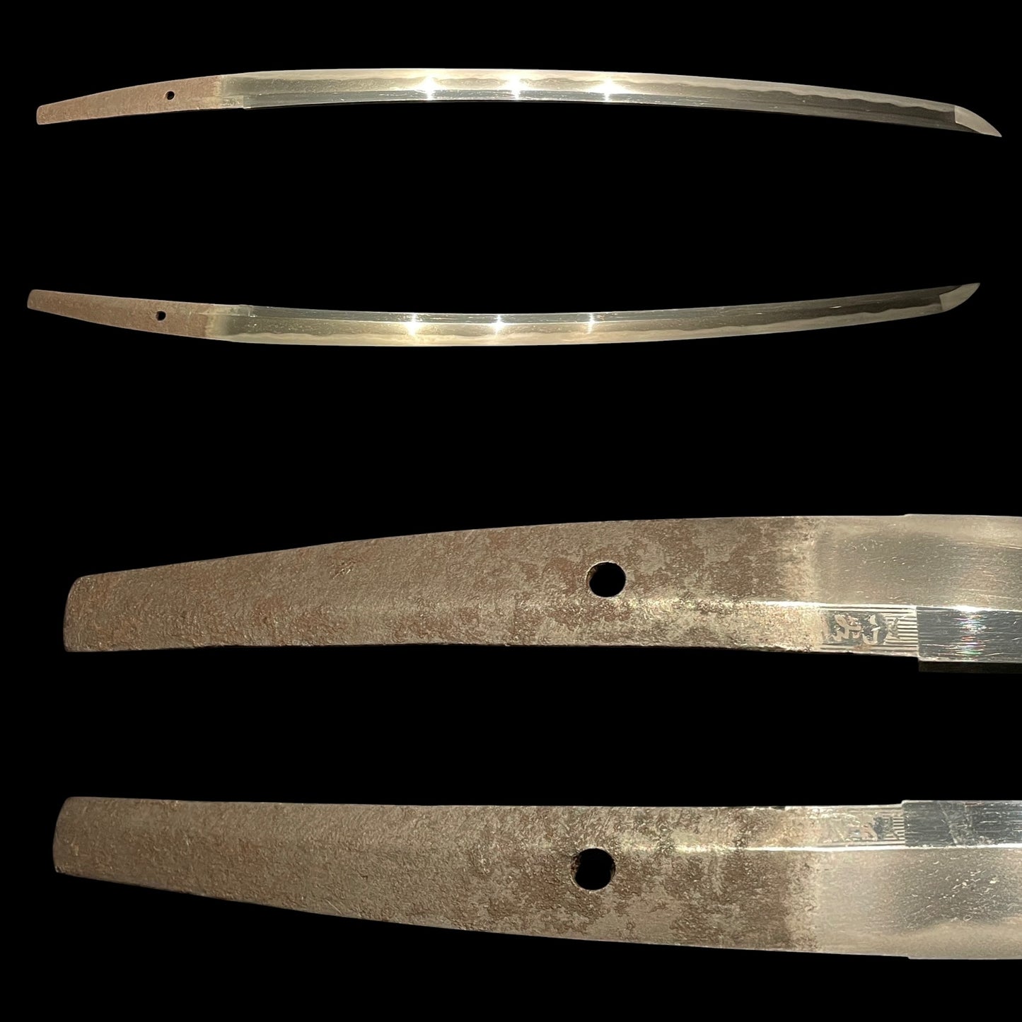 Homarekizu 誉傷, Long Wakizashi in Shirasaya, Edo period mumei