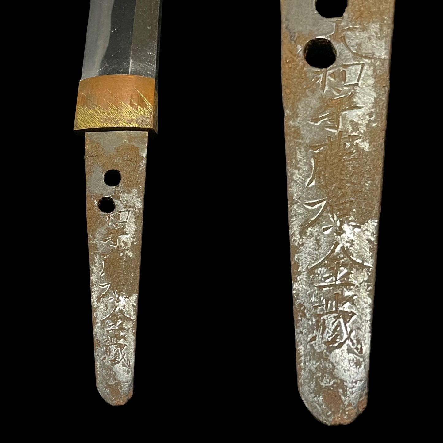 Ookissaki Wakizashi, Dragon Fittings, Mt.Fuji Kozuka, Yamatonokami Fujiwara Kanekura signed
