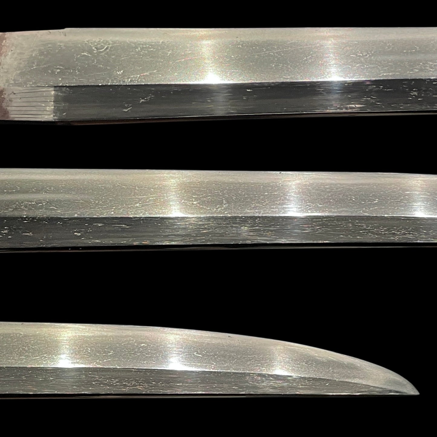 Kawari-Shobuzukuri 変わり菖蒲造り TANTO, Thick blade, Edo period mumei