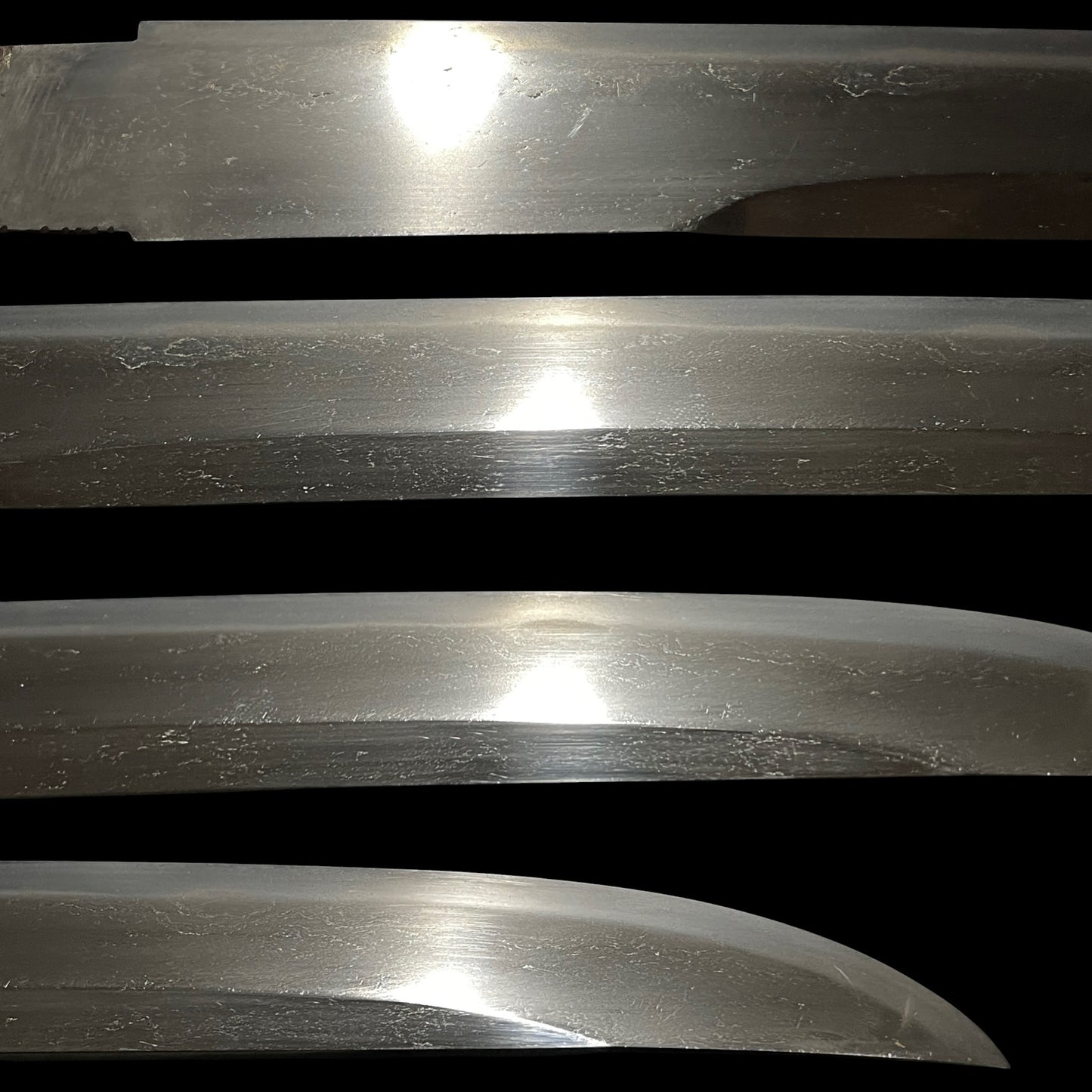 Unokubi-Zukuri 鵜首造, Koshikizami-Saya 腰刻鞘 TANTO, Thick Blade, with Dragon Kozuka