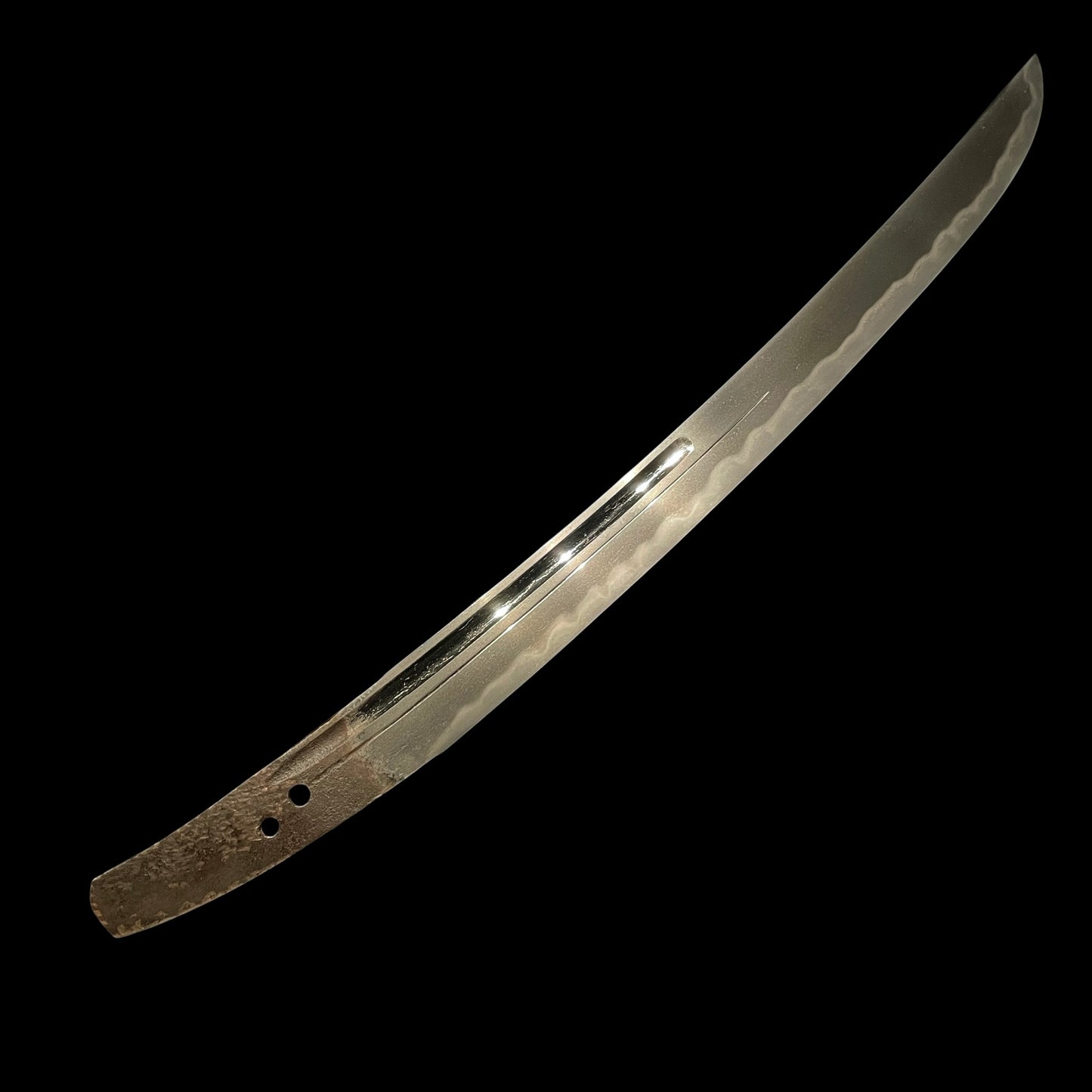 Kanenori 兼法, Danbira 段平 Wakizashi, Very wide blade, Muromachi period, NBTHK Certificate