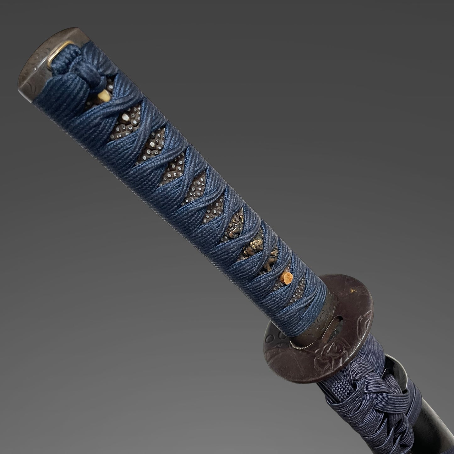 Amazing Hamon, Straight Ninja Style Wakizashi, Shinobigatana 忍刀, Edo period mumei