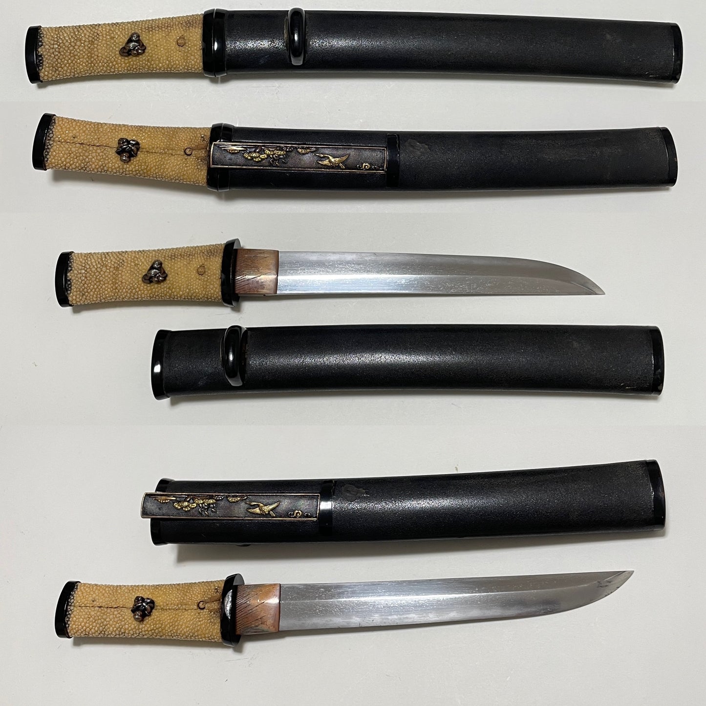 Aikuchi Tanto 合口短刀, with Kozuka, Edo period mumei
