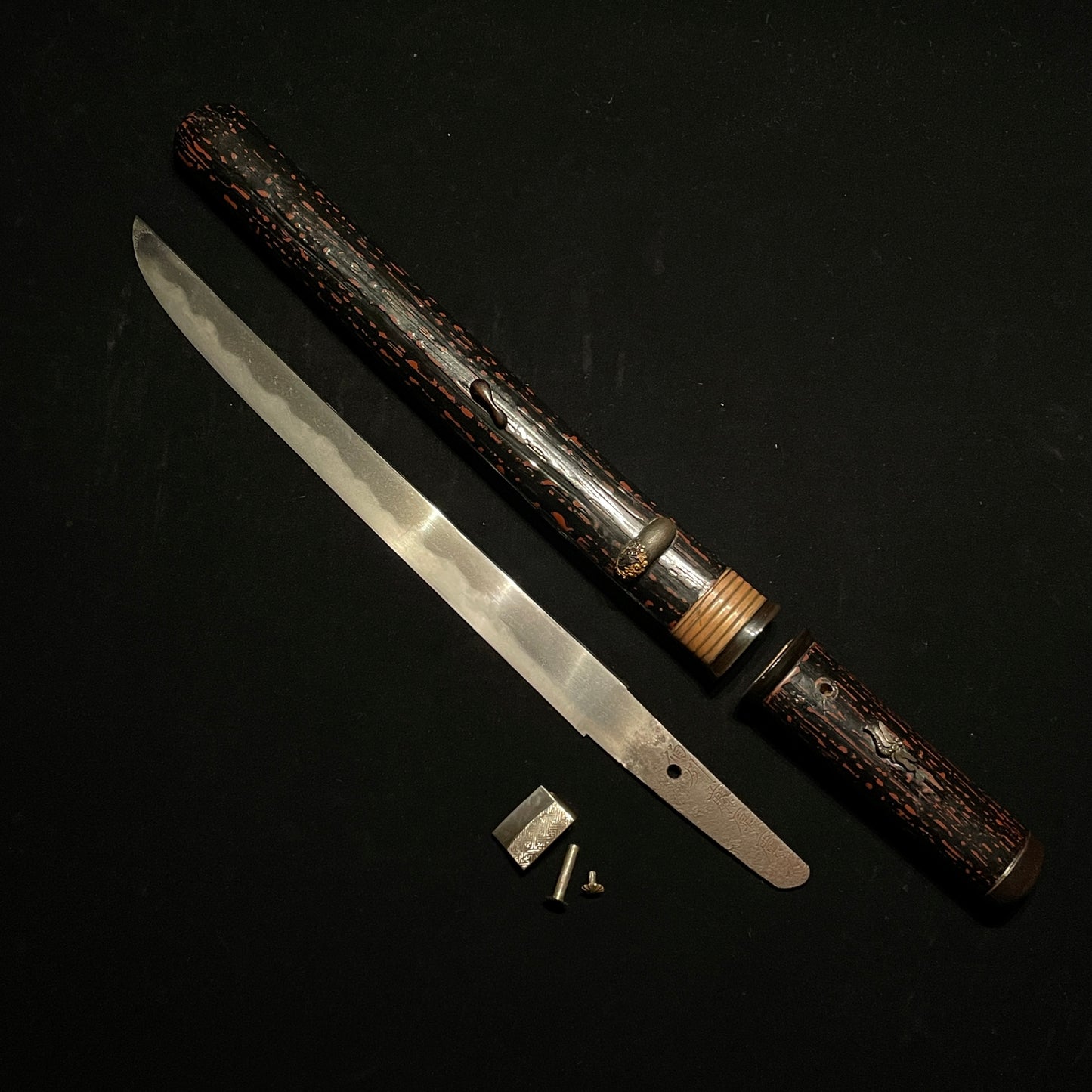 AIKUCHI TANTO, Hakushu Fujiwara Hirotsugu 伯州藤原廣次 signed, Shinto Edo period