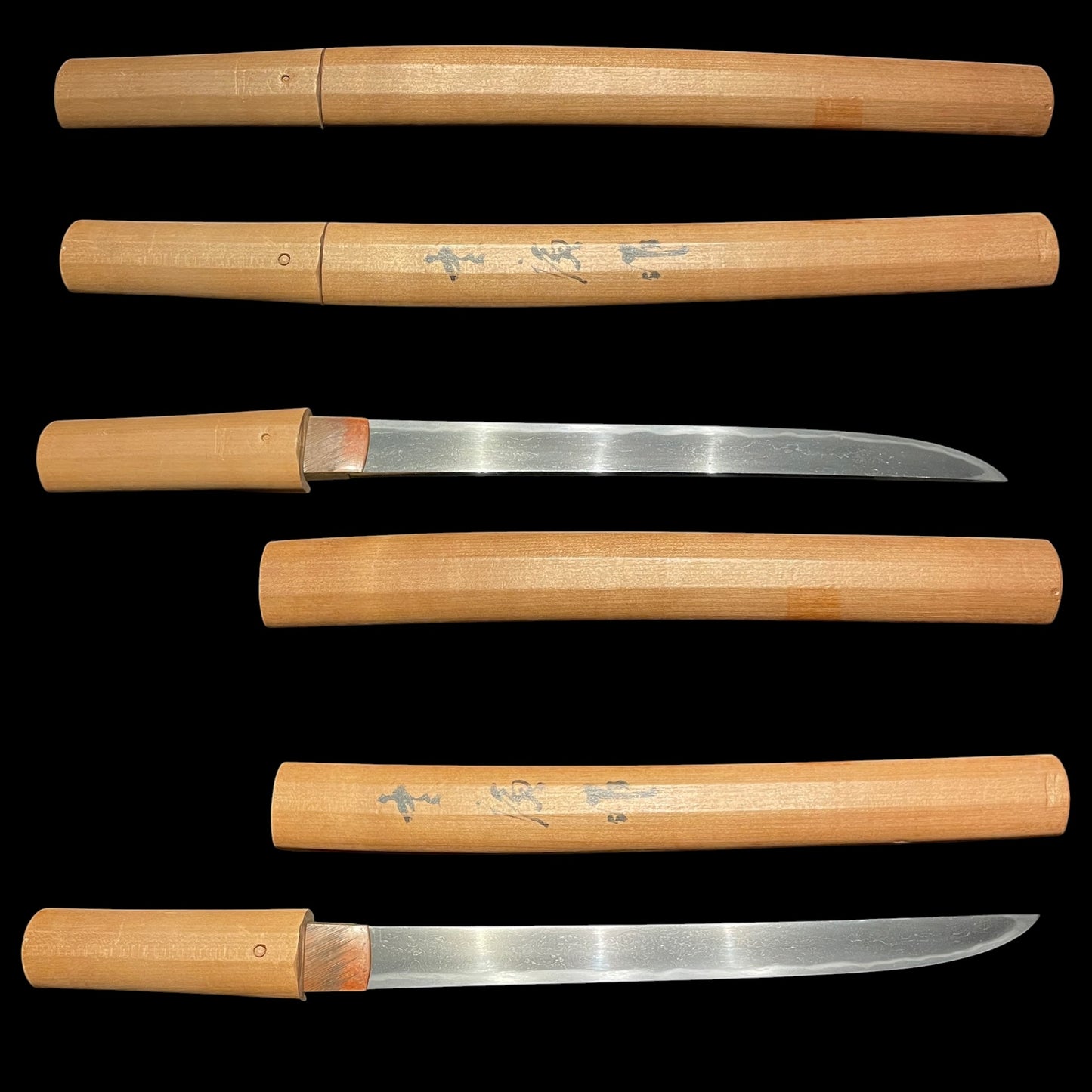 Fuyuhiro 冬廣 signed Hirazukuri TANTO in Shirasaya, Muromachi period