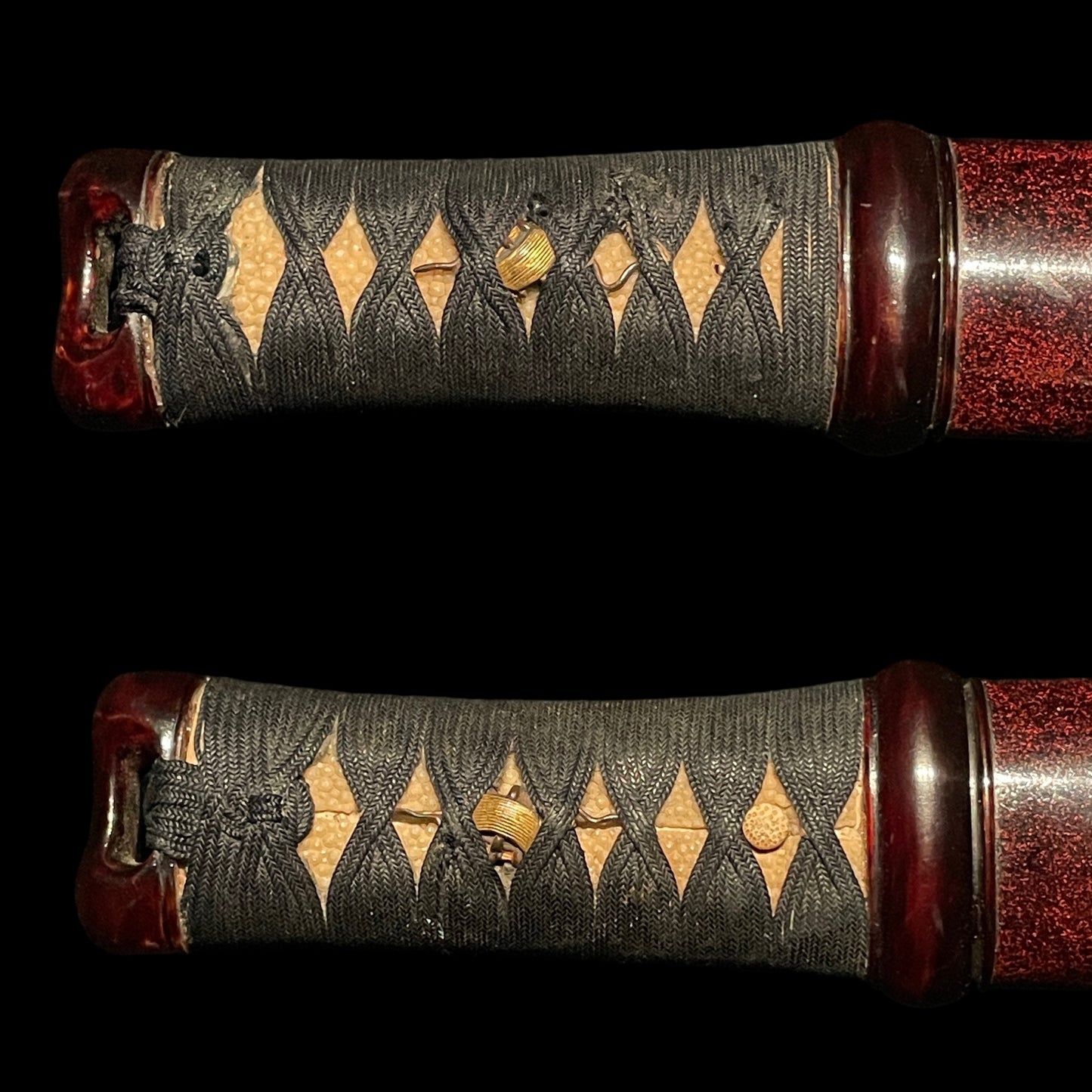 KEN 剣 TSURUGI, Red Aikuchi Koshirae, Muromachi period mumei