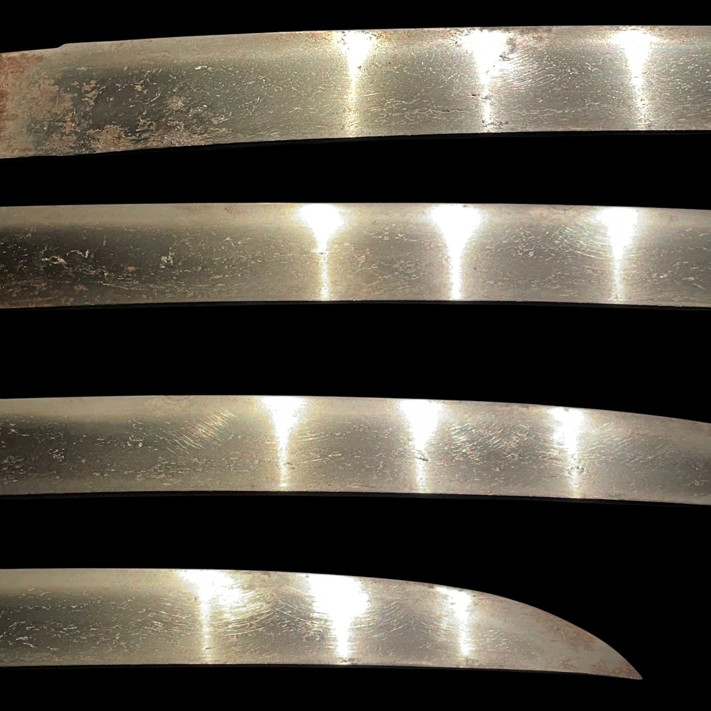 Long Hirazukuri Wakizashi 段平造, Soshu Akihiro 相州秋廣 signed, Muromachi period