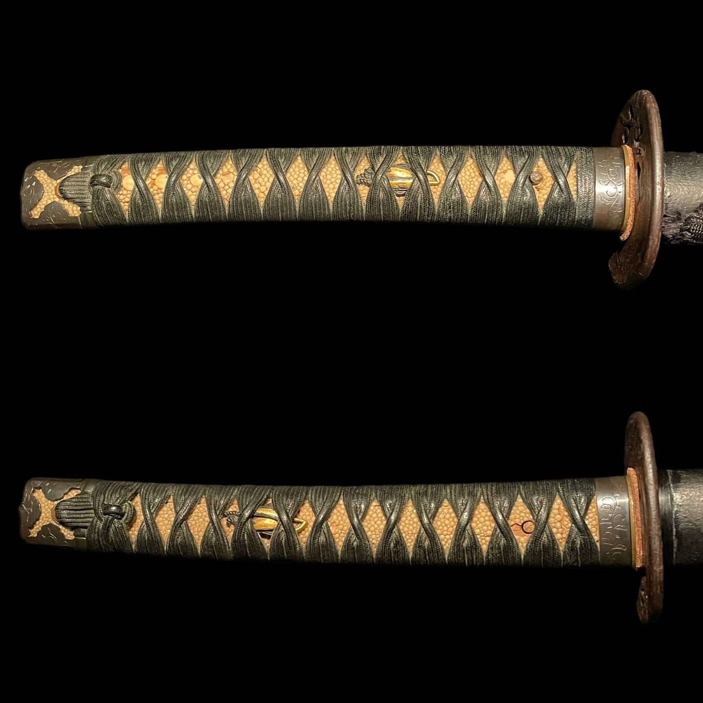 Handachi Koshirae KATANA 半太刀拵, Shibuichi Fittings, Edo period mumei