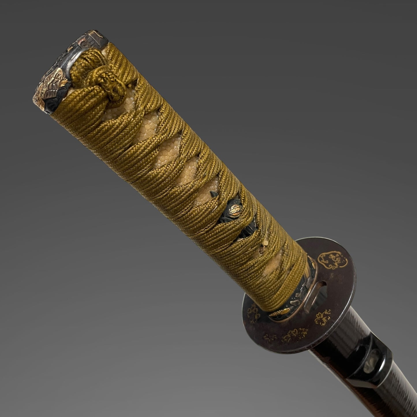 Komei Tadahiro saku 古銘忠廣作 signed Wakizashi, Homarekizu 誉傷 Raijin 雷神 Kozuka, Edo period