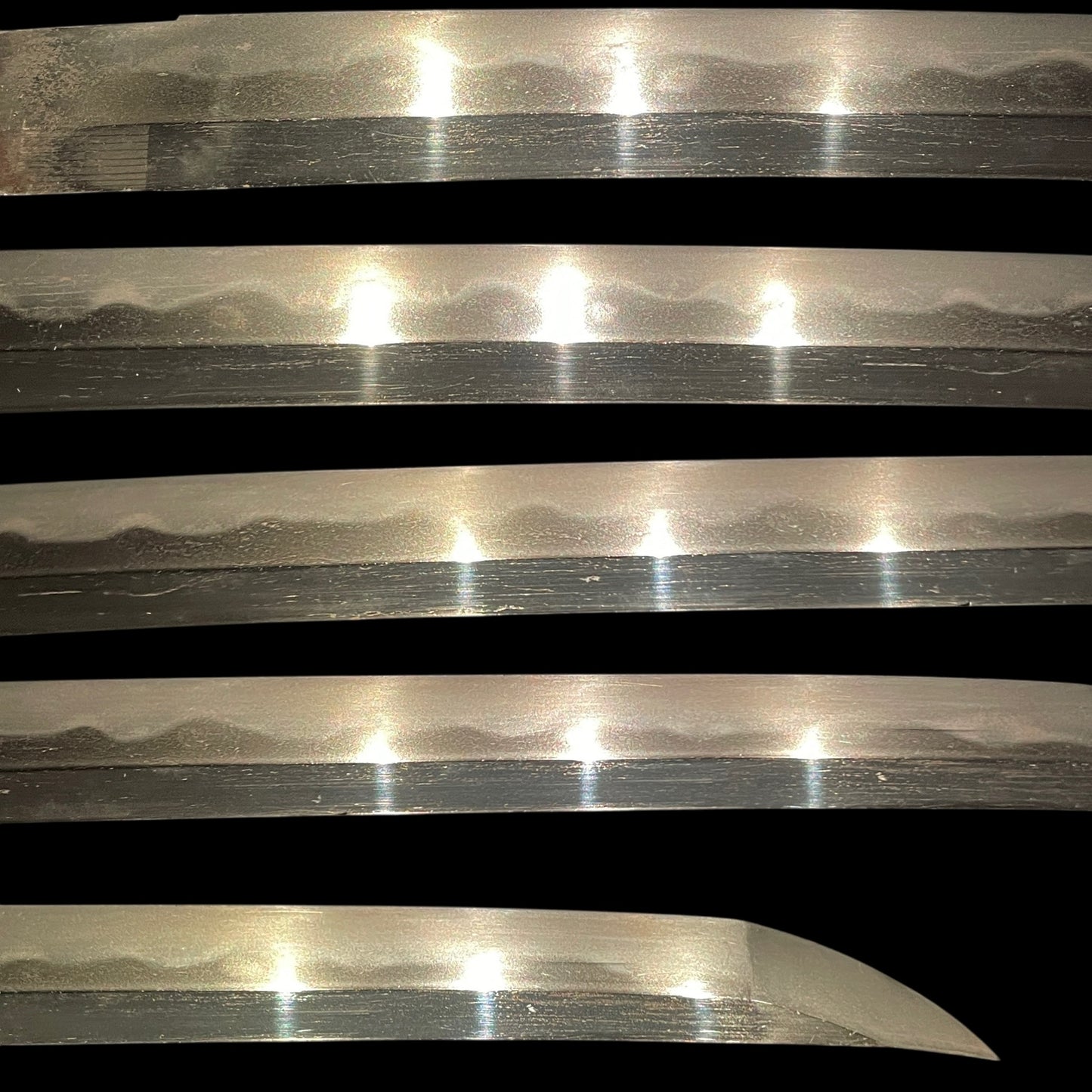 Ganmaku 岩捲 signed Wakizashi, Midareba 乱刃, Early Edo period