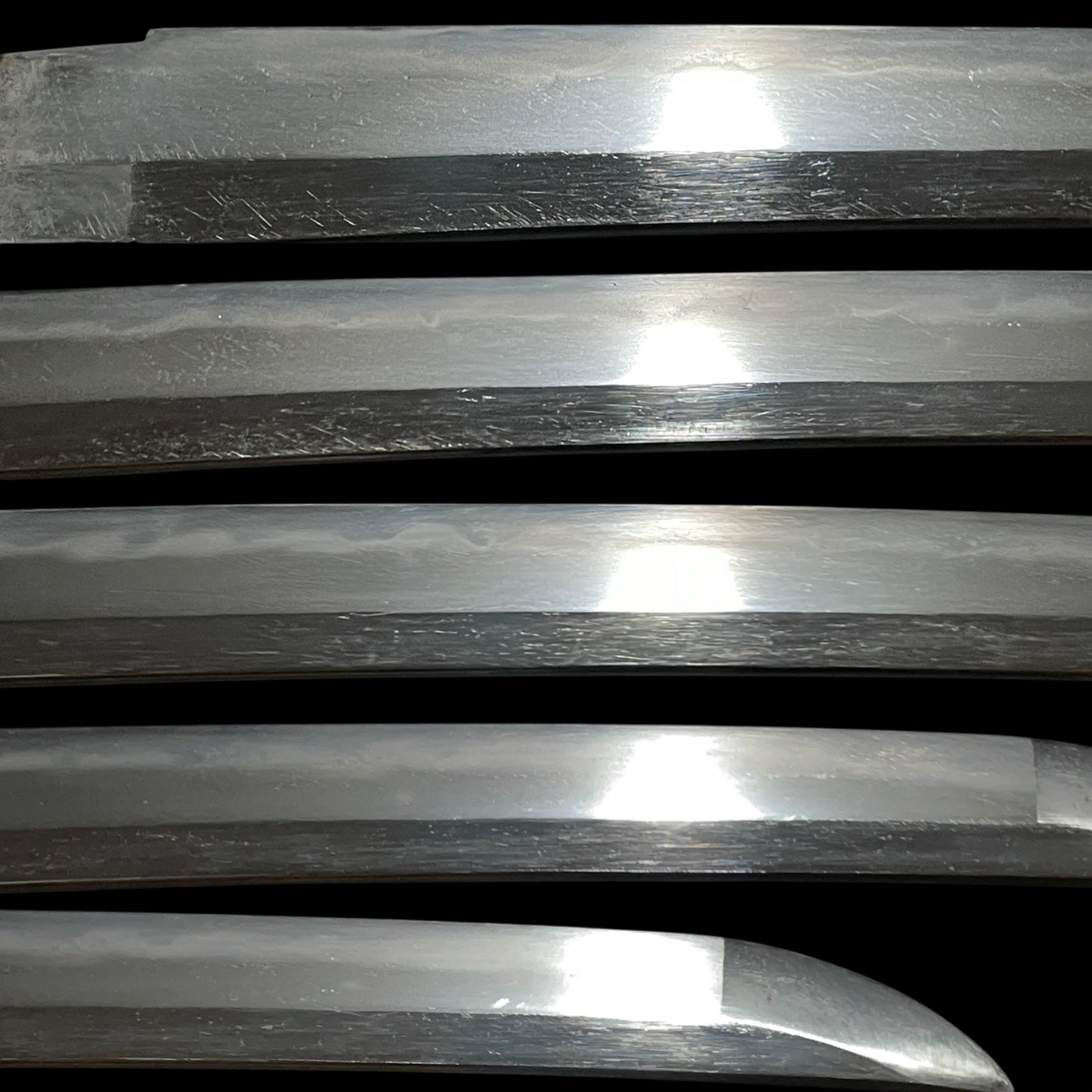 Nagahisa 長久 signed WAKIZASHI, Togari Gunome 尖互目 Hamon, Edo period