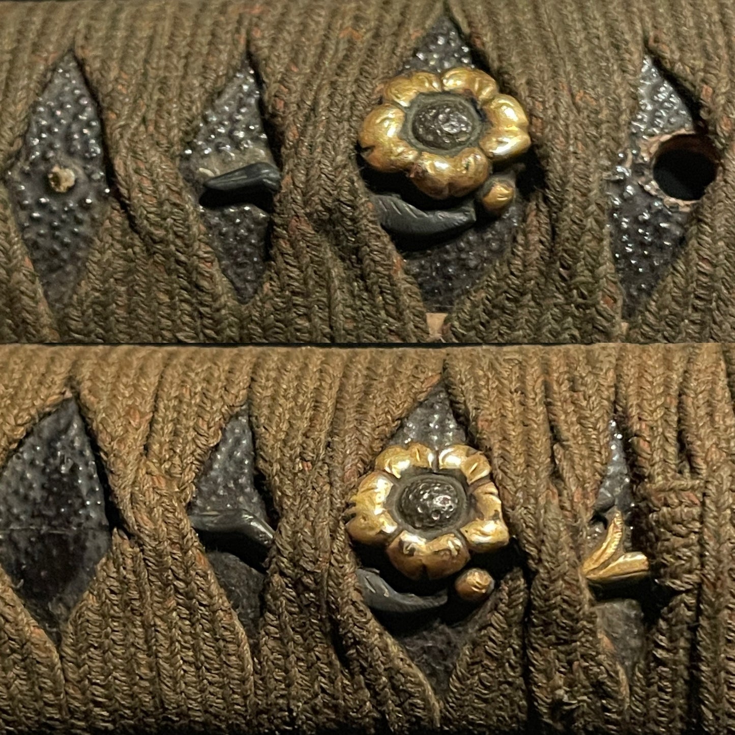 Handachi Koshirae 半太刀拵 Wakizashi, Gunome-Hamon 互目刃文, Edo period mumei