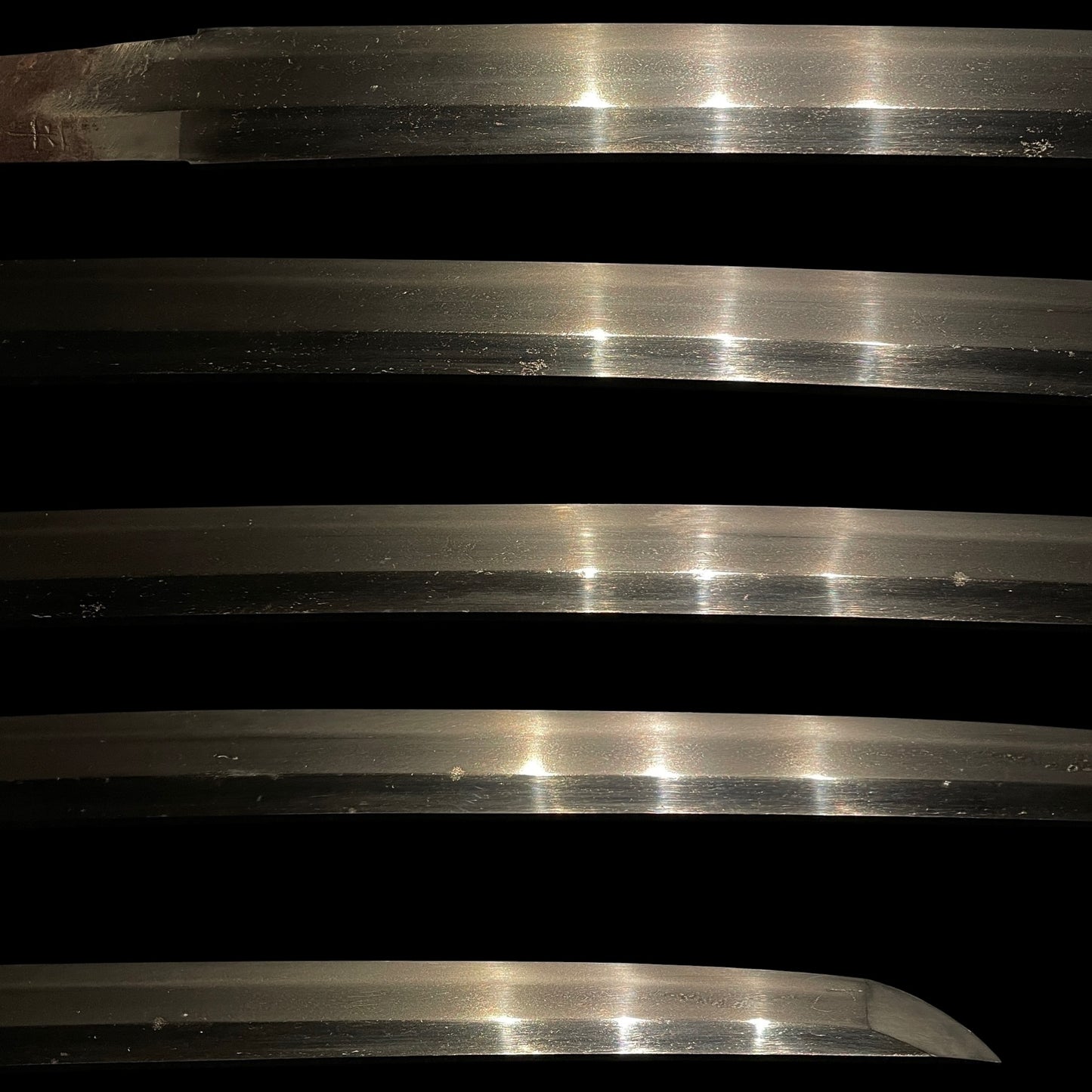 Bat Fuchi Long Wakizashi, Fuemakisaya 笛巻鞘,  Heianjo Masanobu 平安城正信 signed, Edo period