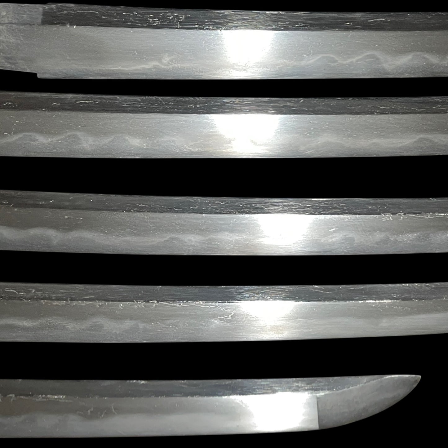 Nagahisa 長久 signed WAKIZASHI, Togari Gunome 尖互目 Hamon, Edo period