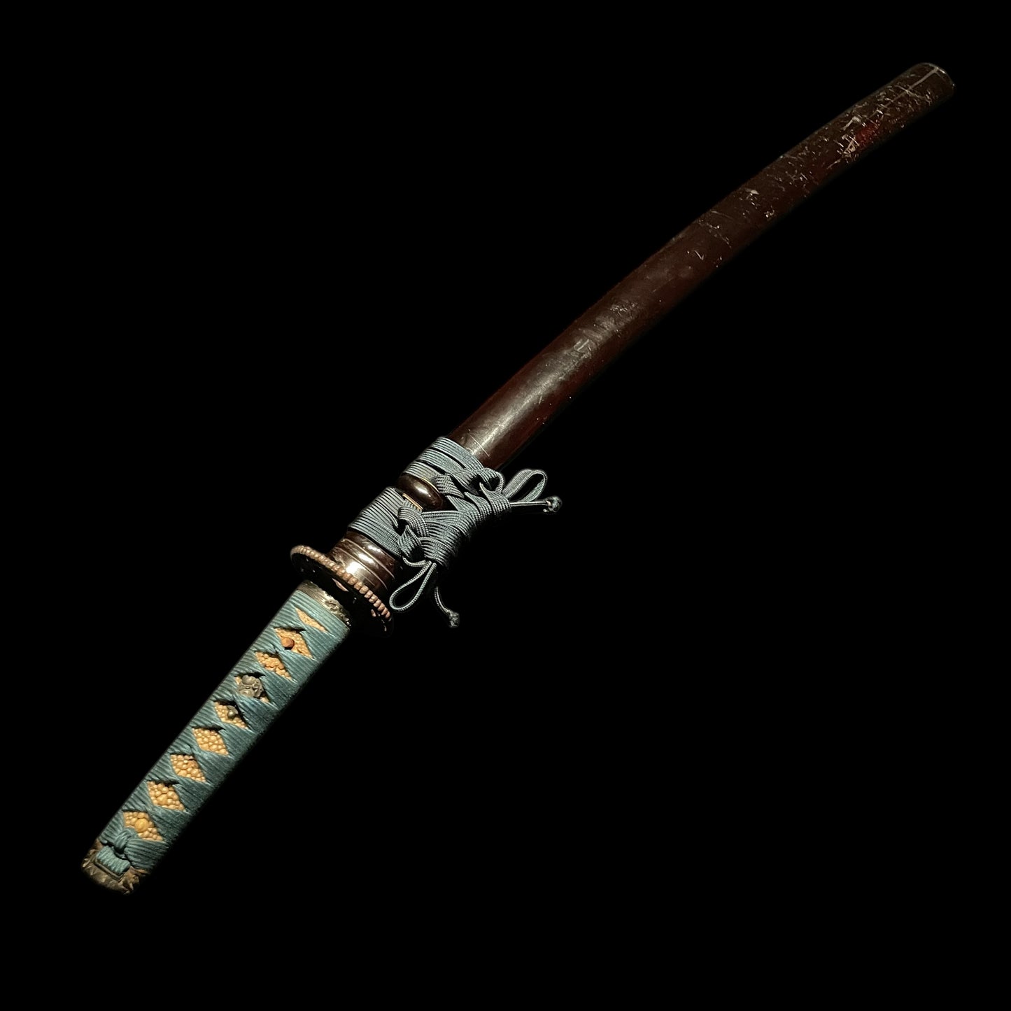 Wakasanokami Ujifusa 若狭守氏房 signed Long WAKIZASHI, with KOZUKA, Muromachi period