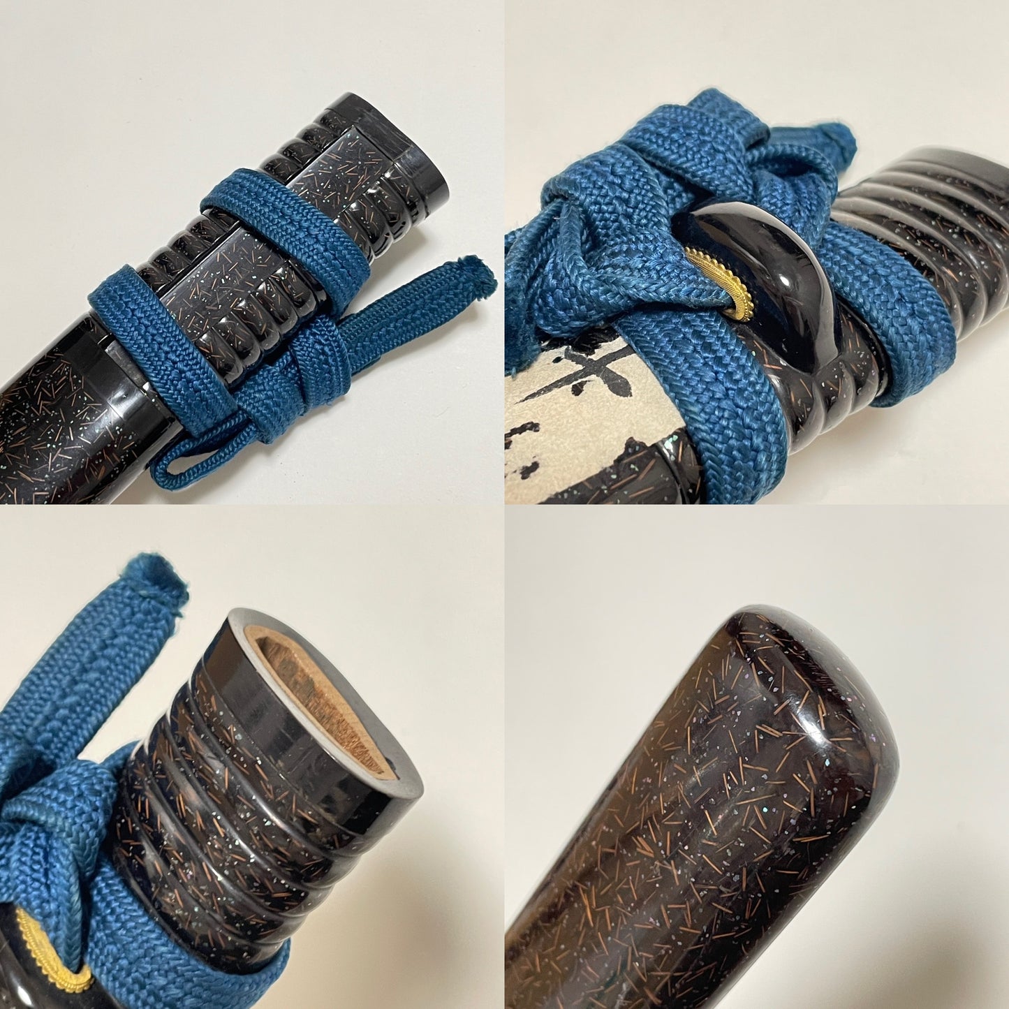 Large Kissaki Wakizashi, Shell Fuchikashira 貝縁頭, Edo period mumei