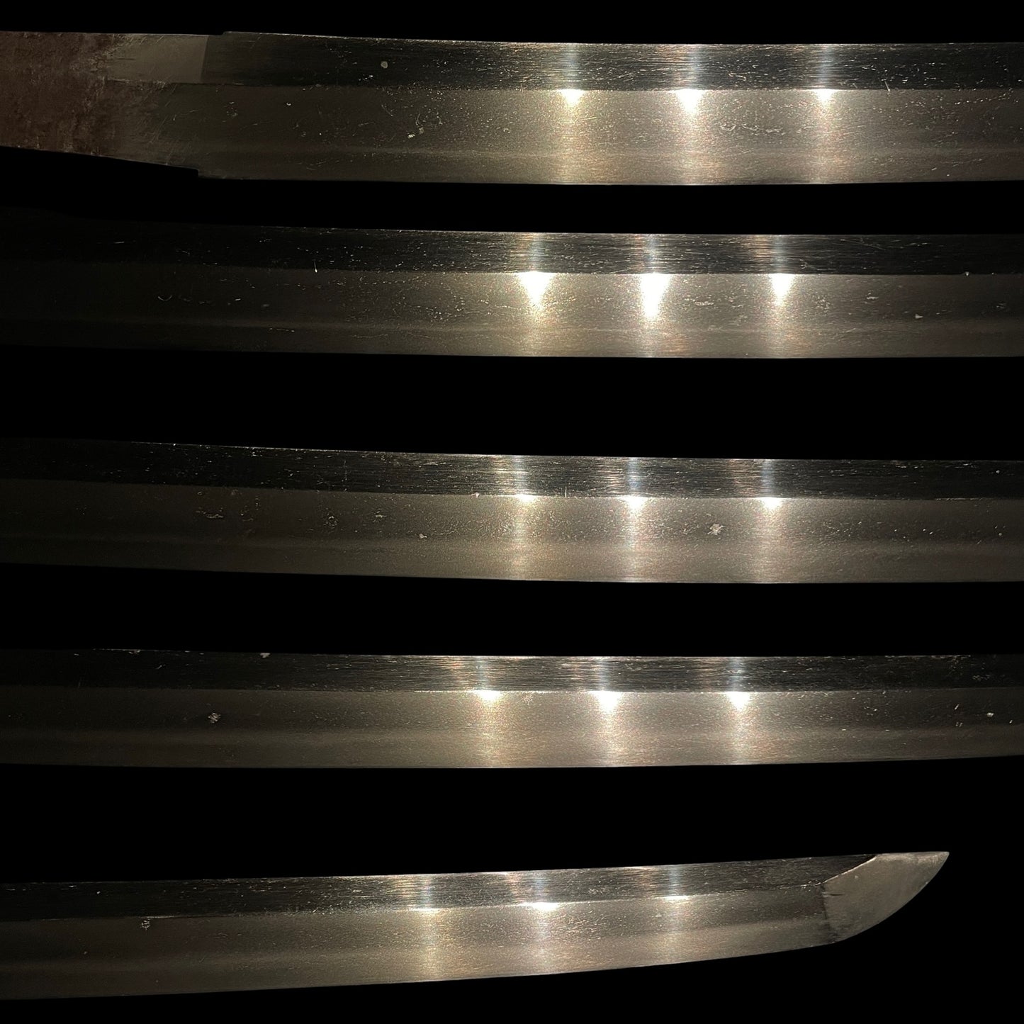 Bat Fuchi Long Wakizashi, Fuemakisaya 笛巻鞘,  Heianjo Masanobu 平安城正信 signed, Edo period