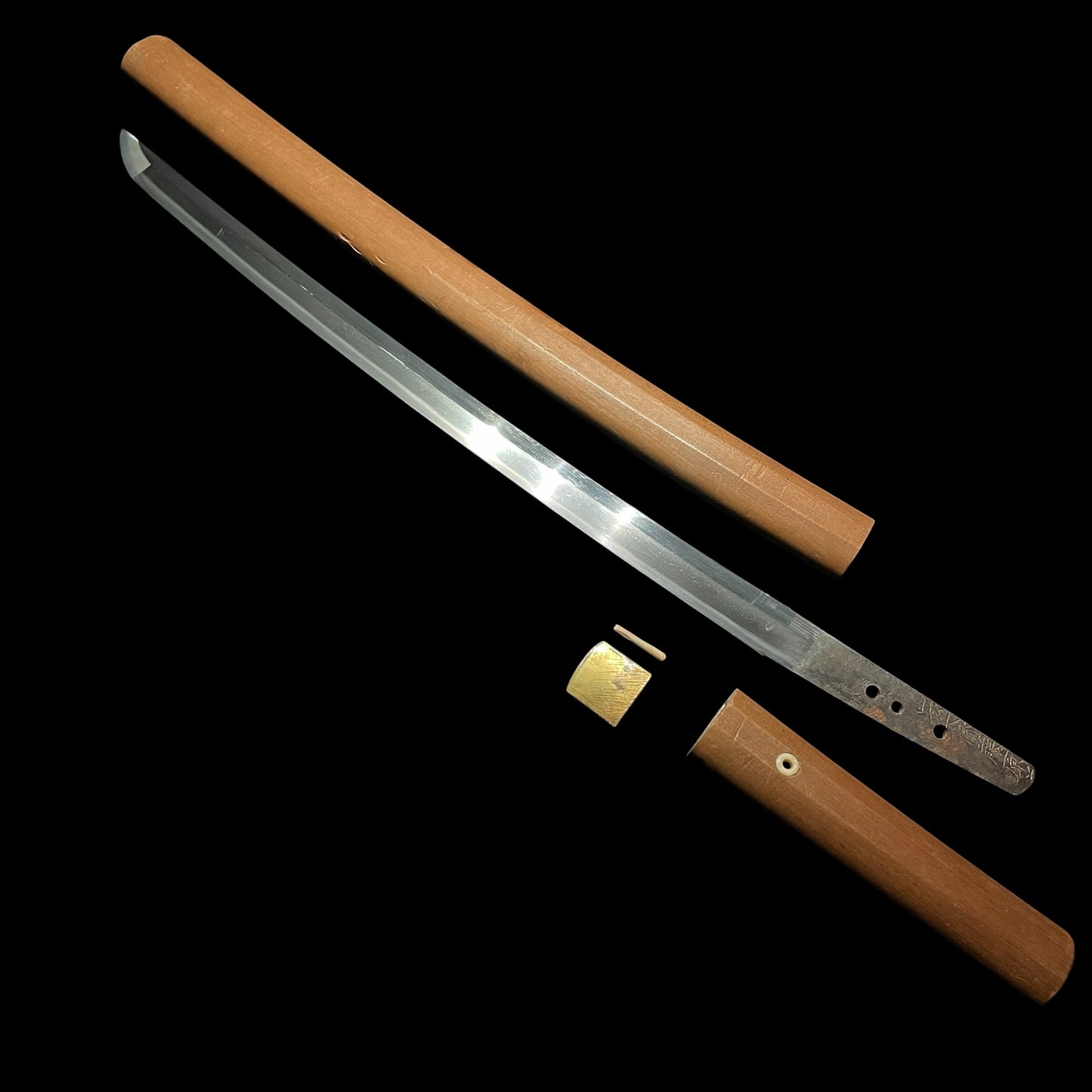 Yamashirodaijo Fujiwara Yoshiyuki 山城大掾藤原義行 Wakizashi, Edo period, NBTHK Certificate