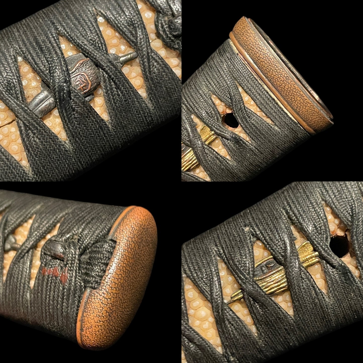 Red Matsushiro Koshirae, Aikuchi TANTO with KOZUKA, KOTO Muromachi period