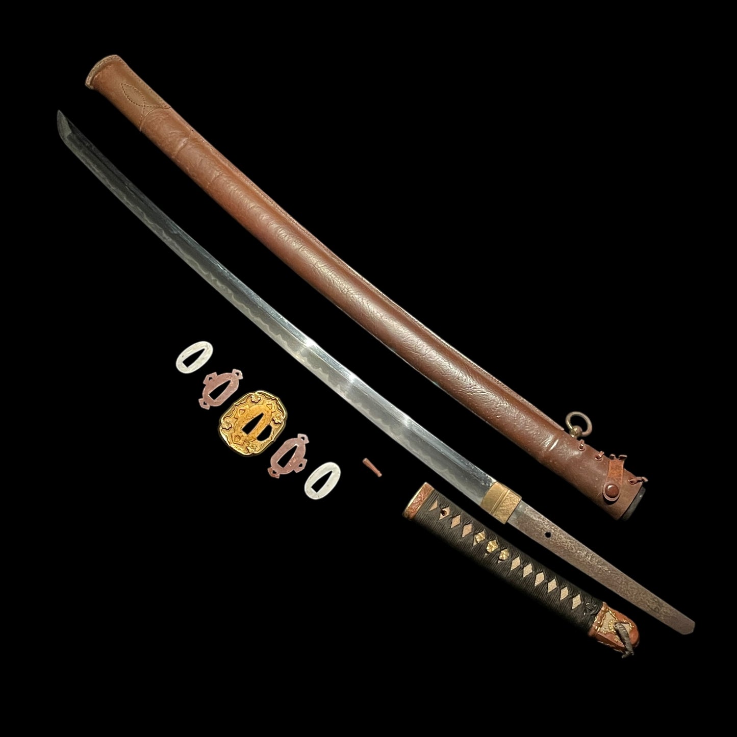 Ryakushiki GUNTO 略式軍刀, Mishina Yoshiaki 三品義明 signed, Seki stamp 関刻印, WW2 Original