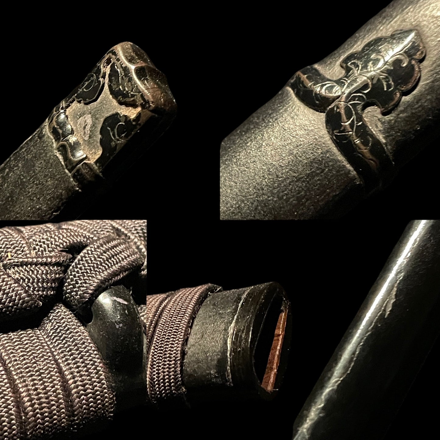 Handachi Koshirae KATANA 半太刀拵, Shibuichi Fittings, Edo period mumei