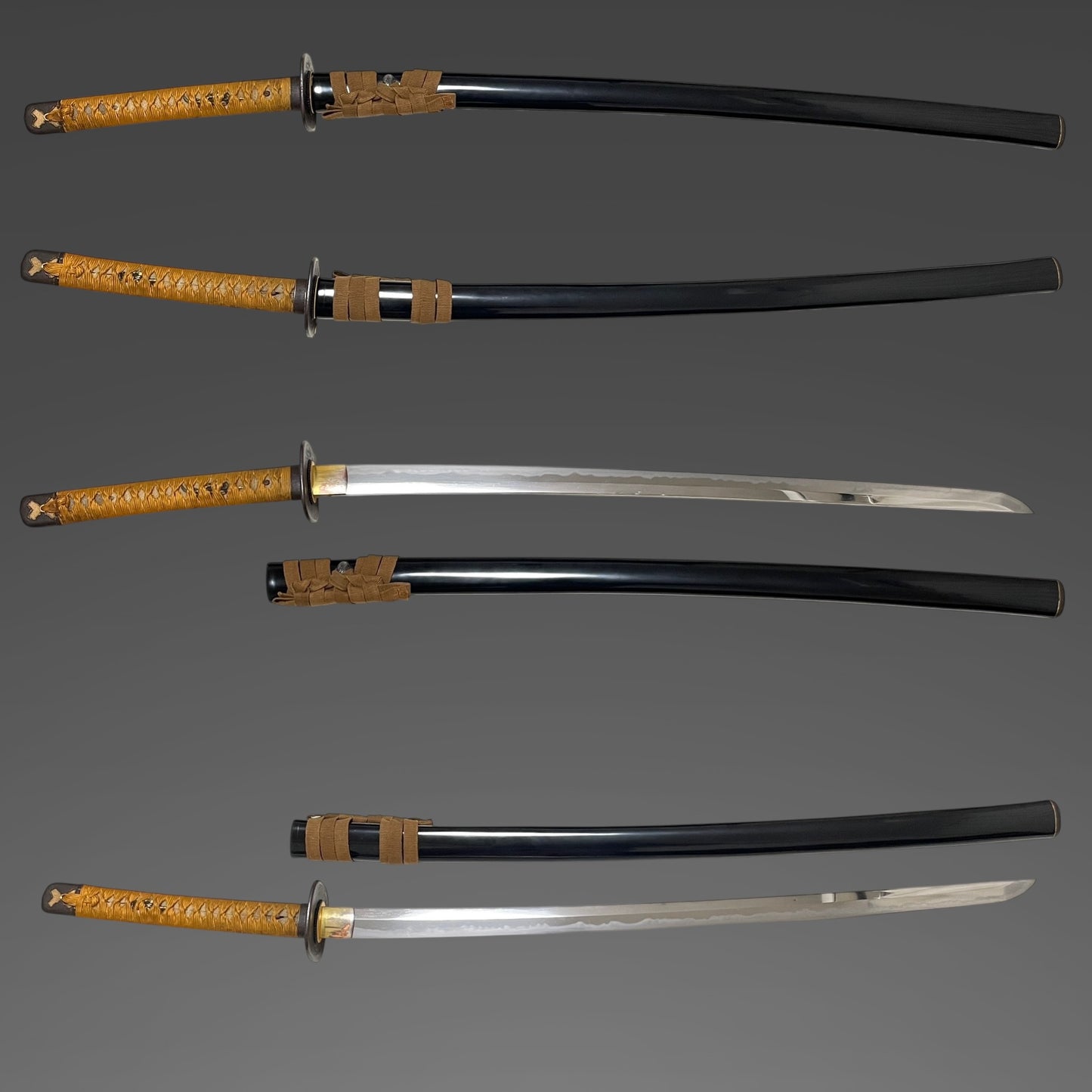 Dragon Tsuba Long KATANA, Late Edo period mumei, Bakumatsu era
