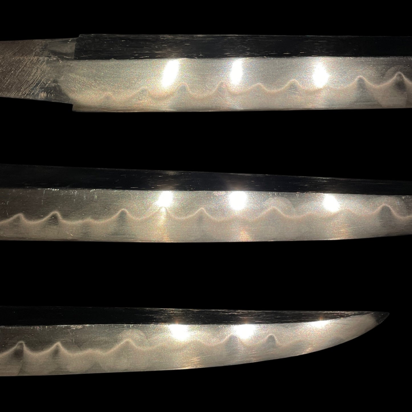 Red Matsushiro Koshirae TANTO, Rare Style blade,  Brass Fittings