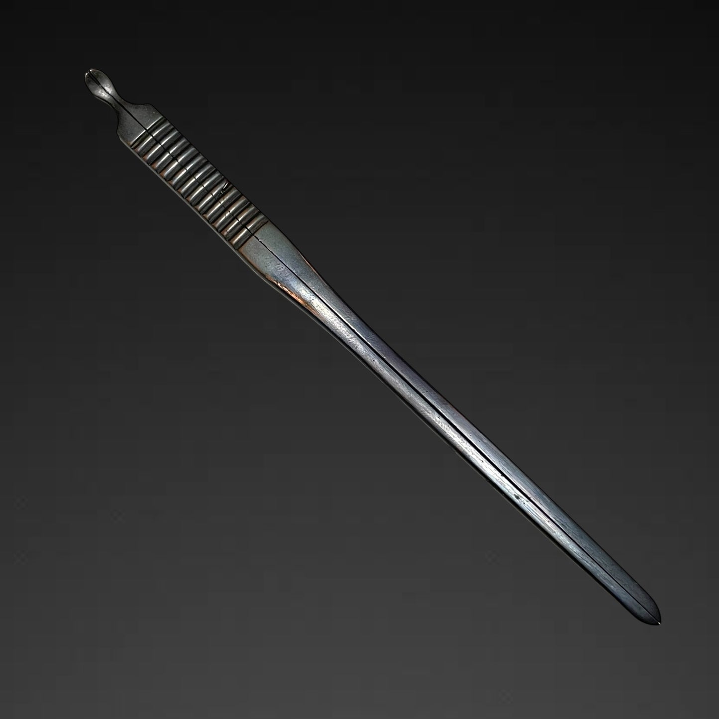 TENGU Menuki 天狗目貫 Aikuchi TANTO, Wari-Kogai and Raden Scabbard, Edo period mumei