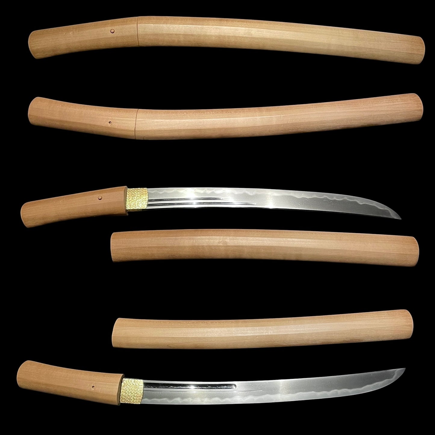 Kanenori 兼法, Danbira 段平 Wakizashi, Very wide blade, Muromachi period, NBTHK Certificate