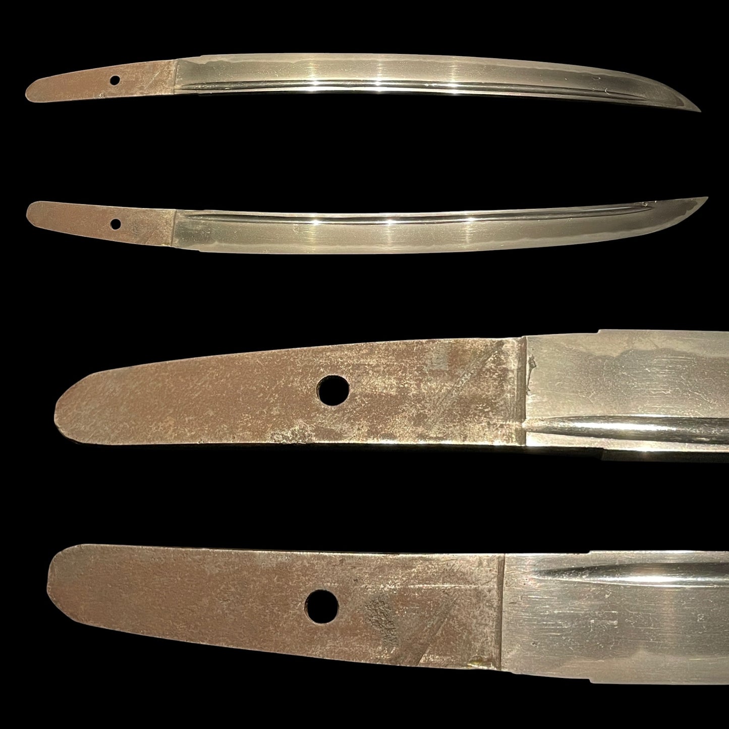 Rayskin Koshirae 鮫皮研出拵, Jumyo 壽命 Wakizashi, Muromachi period, with Shirasaya
