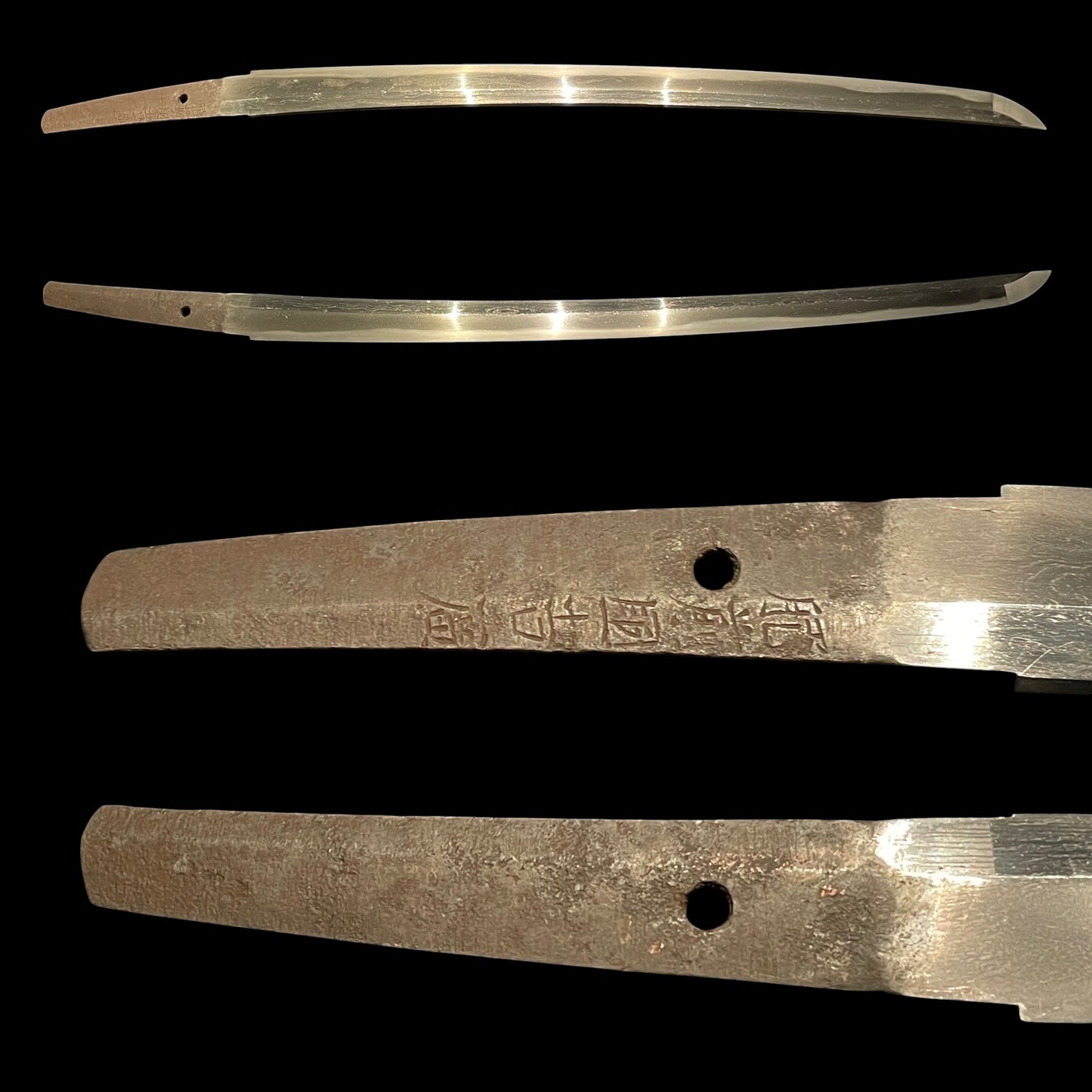 Hizenkoku Yoshihiro 肥前國吉廣 signed Wakizashi, Homarekizu 誉傷, Edo period